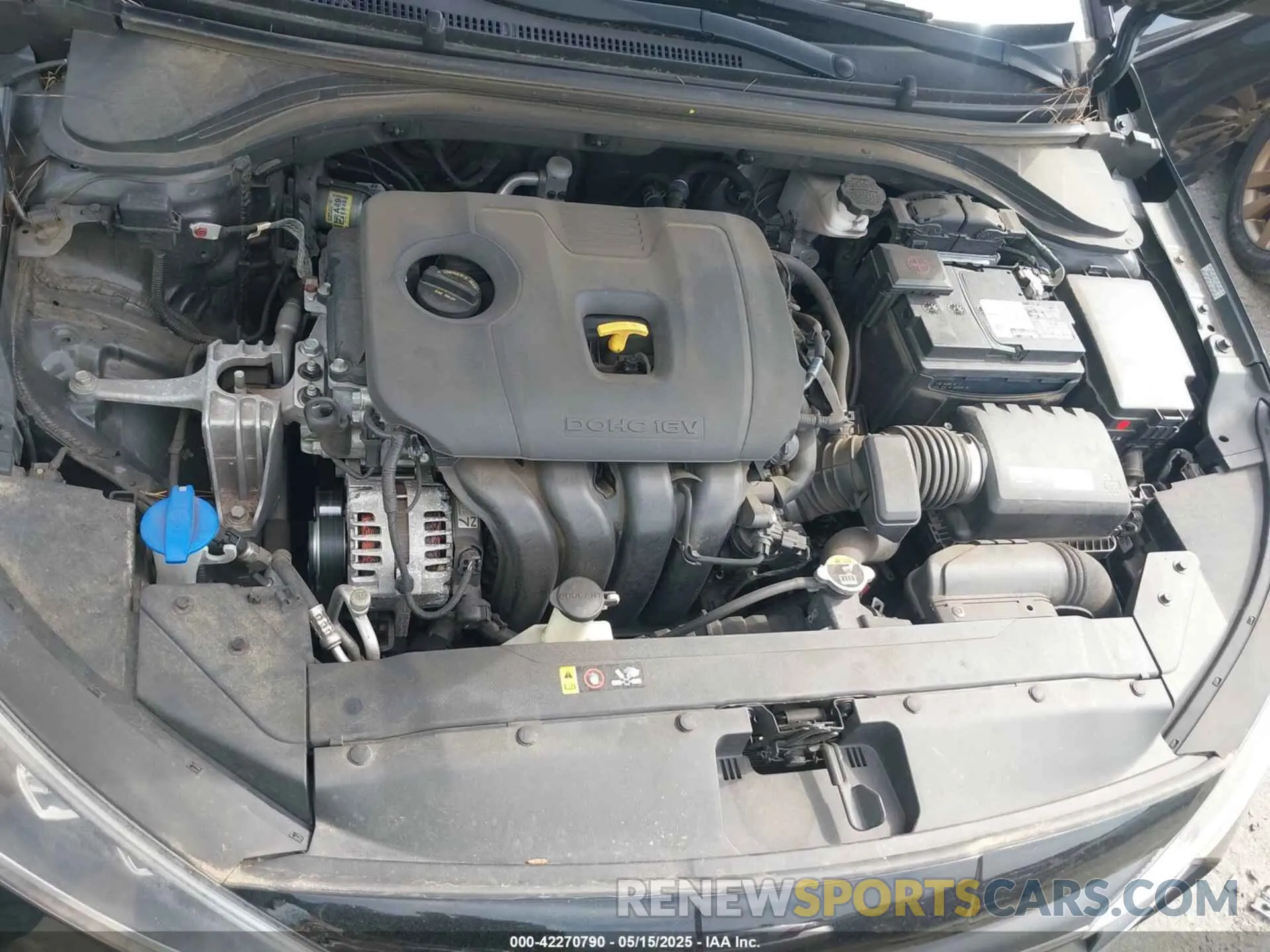 10 fotografías del automóvil dañado KMHD84LF7KU859465 HYUNDAI ELANTRA 2019