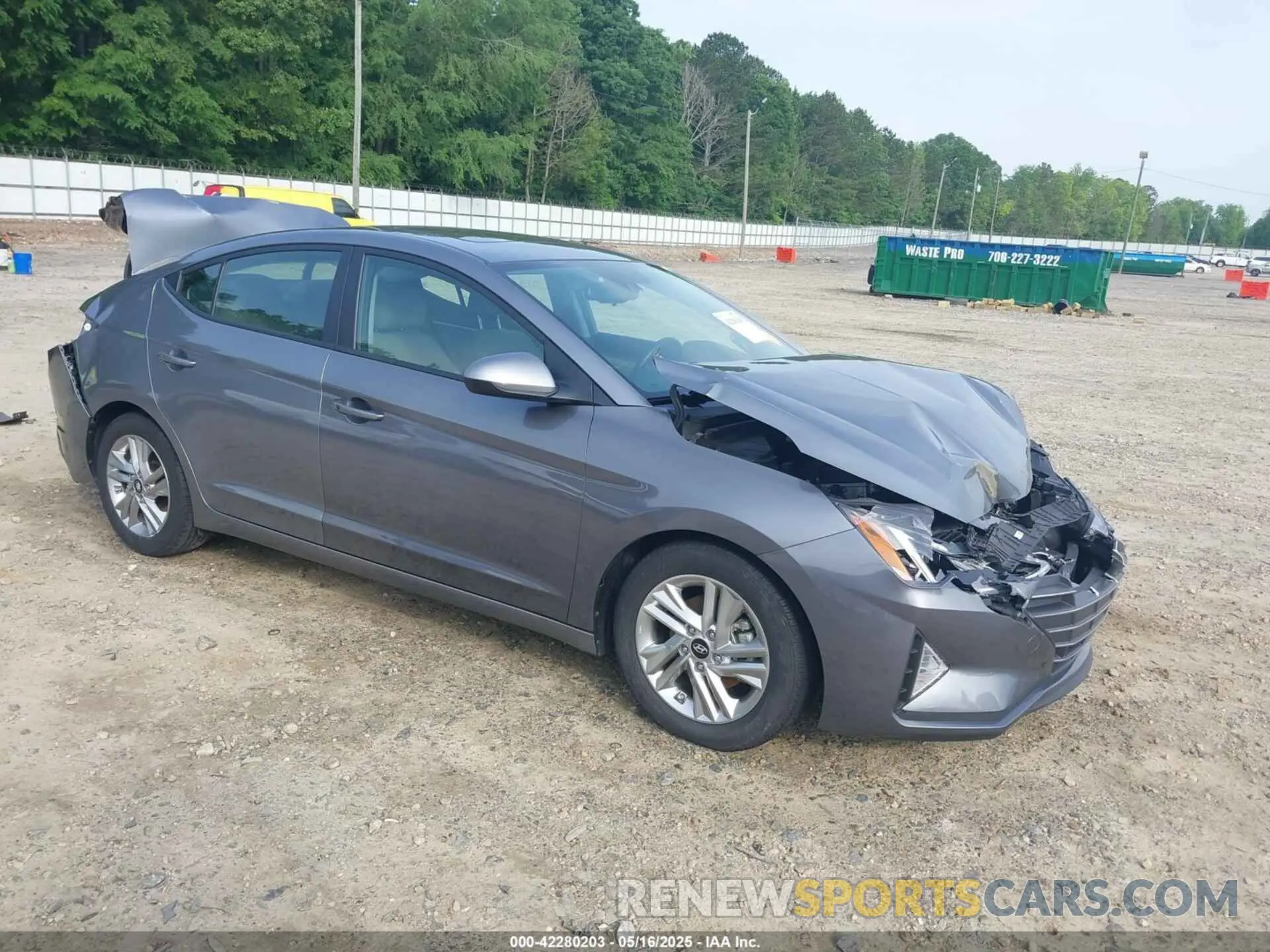 1 fotografías del automóvil dañado KMHD84LF8KU862732 HYUNDAI ELANTRA 2019