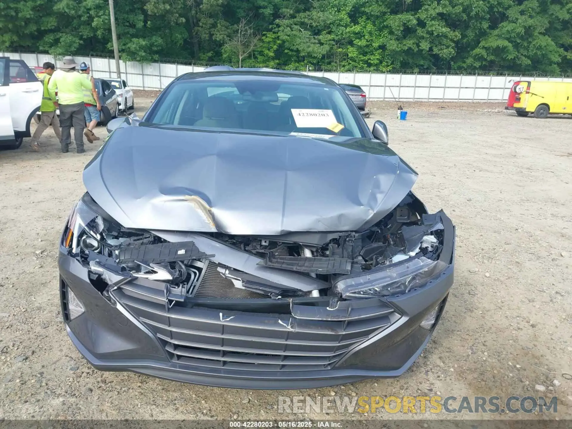13 fotografías del automóvil dañado KMHD84LF8KU862732 HYUNDAI ELANTRA 2019