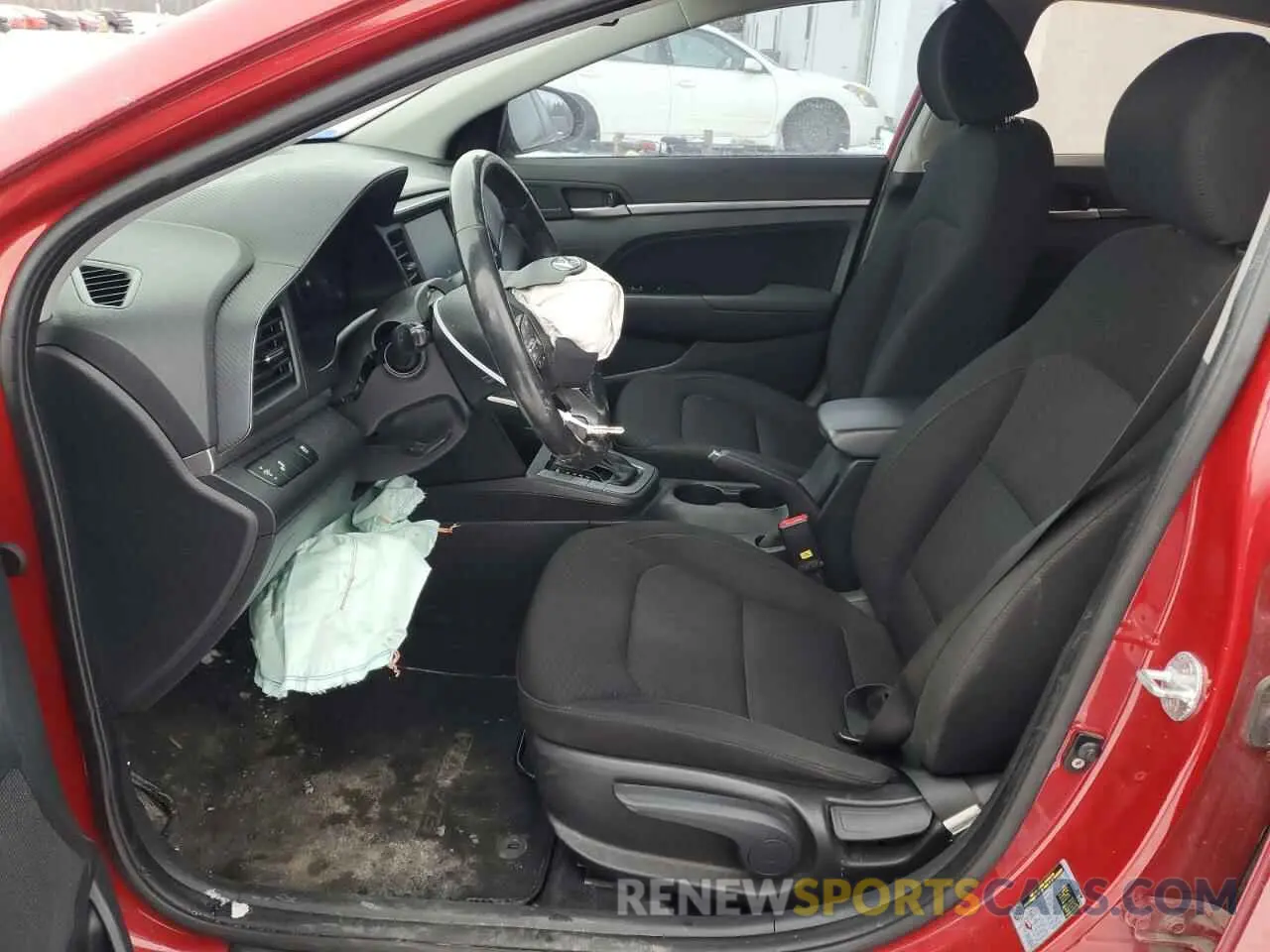 7 fotografías del automóvil dañado KMHD84LFXKU855765 HYUNDAI ELANTRA 2019