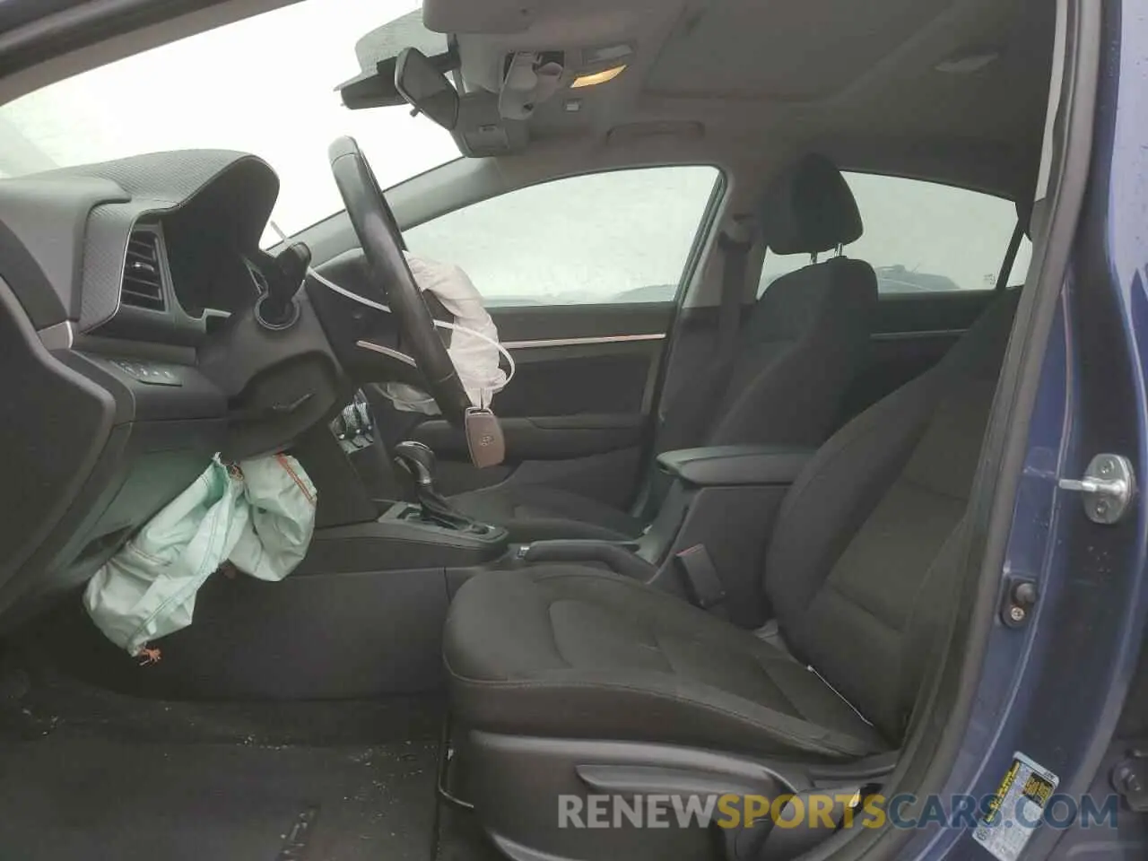 7 fotografías del automóvil dañado KMHD84LFXKU875269 HYUNDAI ELANTRA 2019