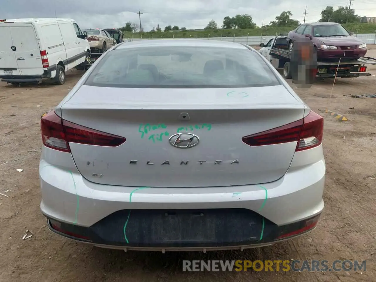 6 fotografías del automóvil dañado 5NPD74LF0LH514426 HYUNDAI ELANTRA 2020