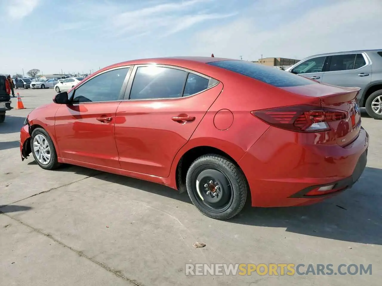 2 fotografías del automóvil dañado 5NPD74LF0LH526611 HYUNDAI ELANTRA 2020