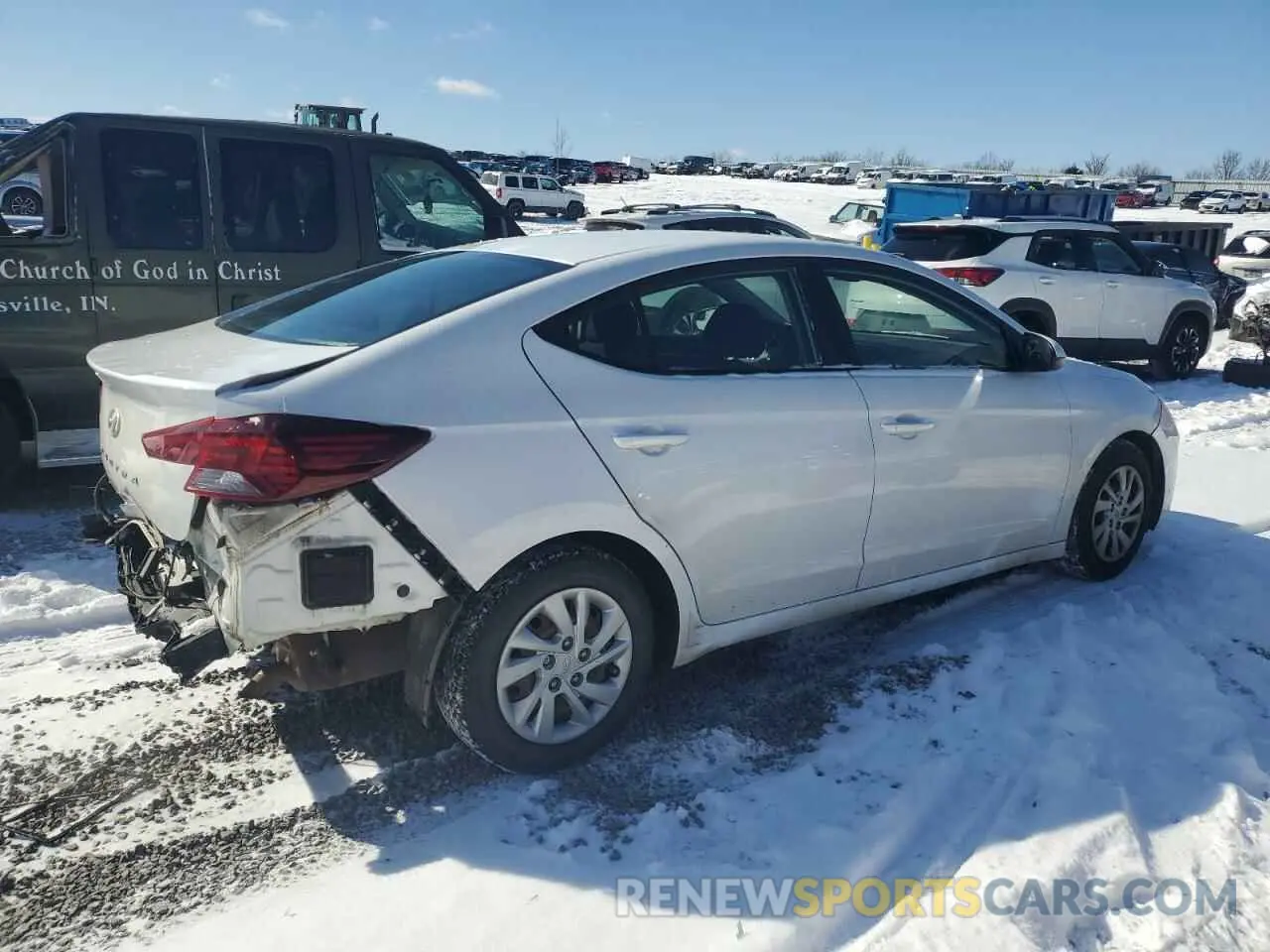 3 fotografías del automóvil dañado 5NPD74LF0LH543568 HYUNDAI ELANTRA 2020