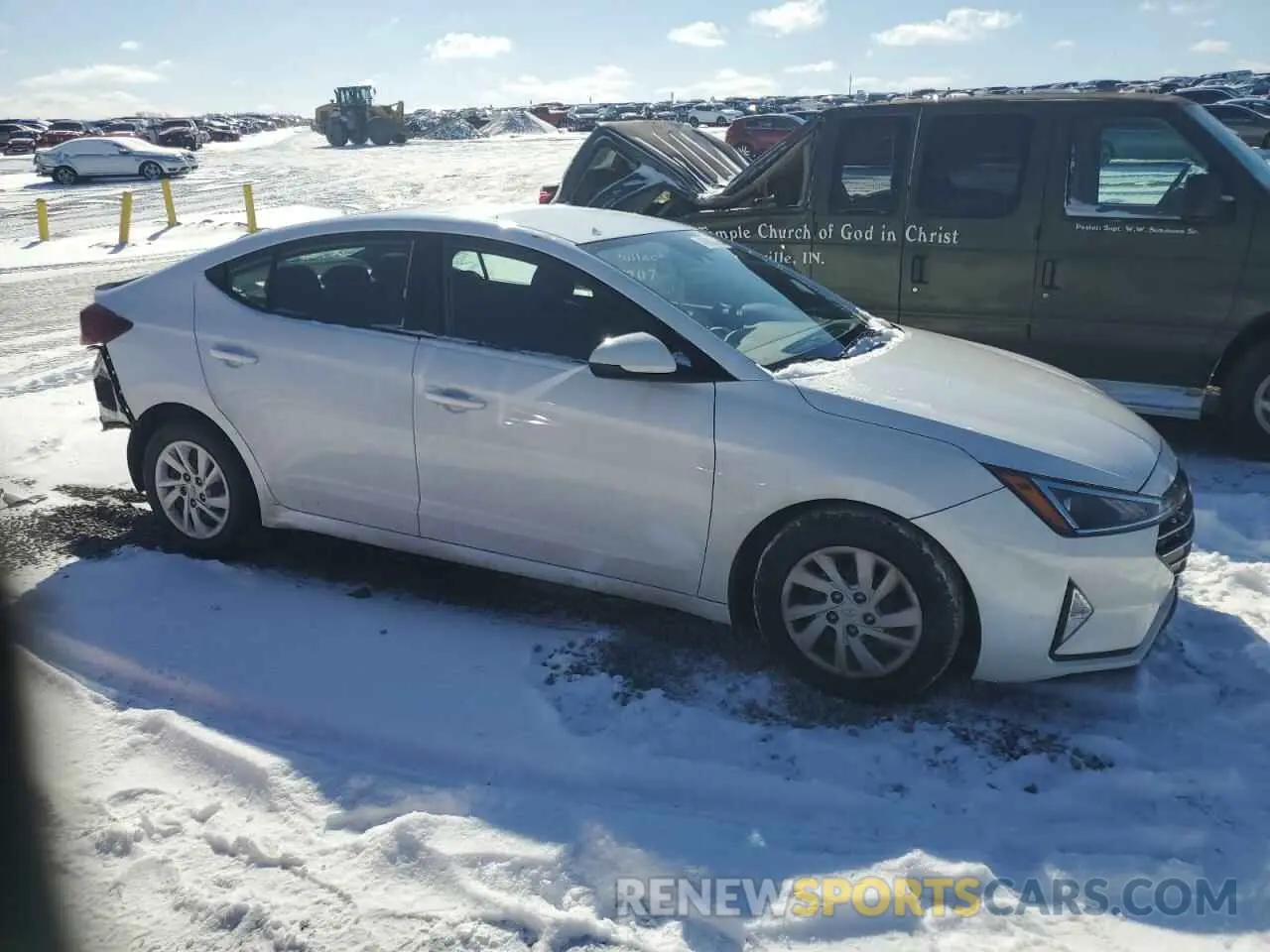 4 fotografías del automóvil dañado 5NPD74LF0LH543568 HYUNDAI ELANTRA 2020