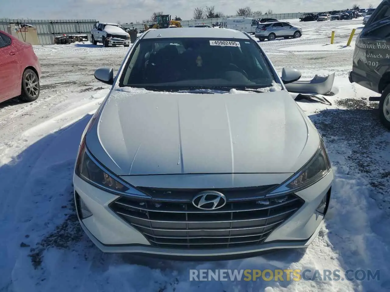 5 fotografías del automóvil dañado 5NPD74LF0LH543568 HYUNDAI ELANTRA 2020
