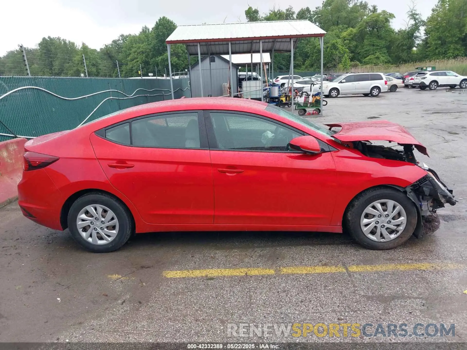 14 fotografías del automóvil dañado 5NPD74LF0LH556496 HYUNDAI ELANTRA 2020