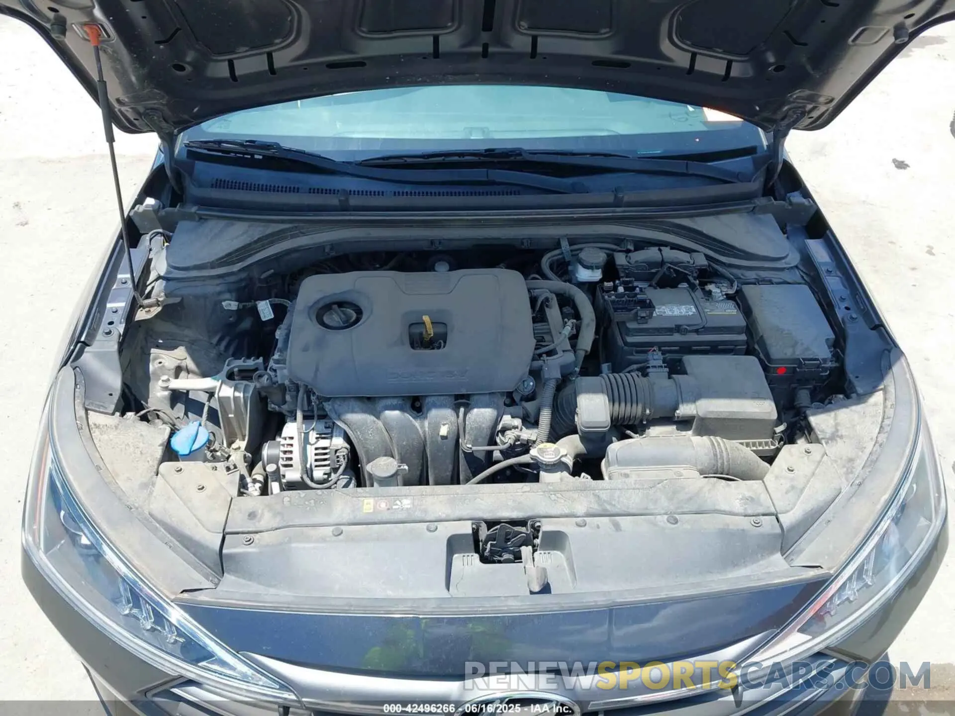 10 fotografías del automóvil dañado 5NPD74LF0LH593080 HYUNDAI ELANTRA 2020