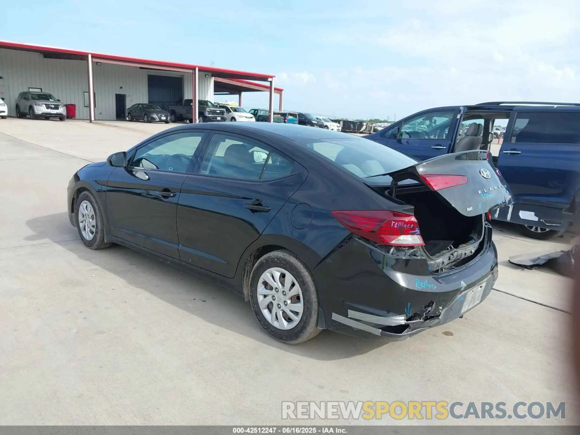 3 fotografías del automóvil dañado 5NPD74LF1LH590284 HYUNDAI ELANTRA 2020
