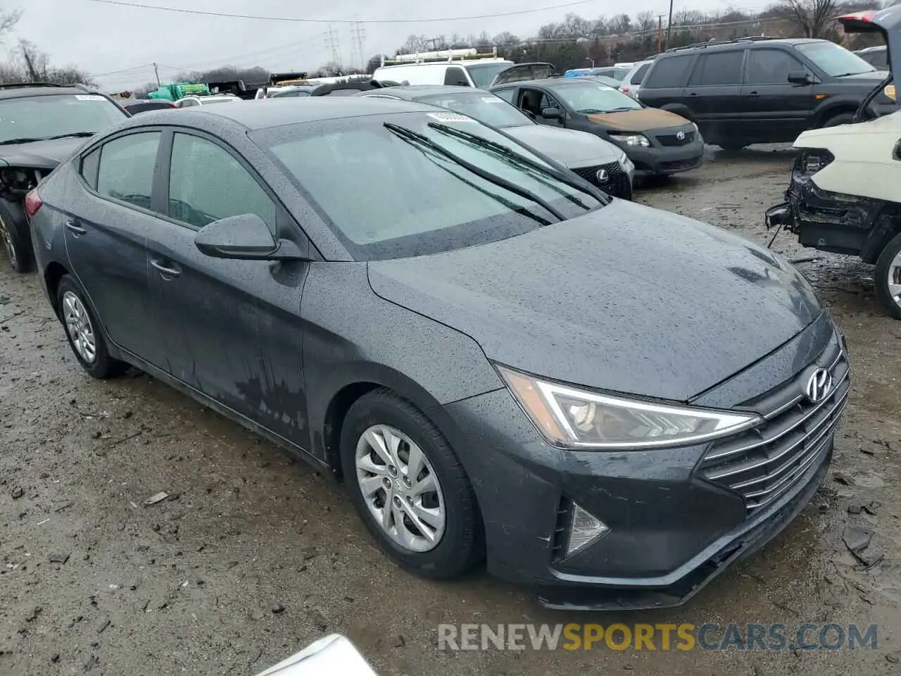 4 fotografías del automóvil dañado 5NPD74LF1LH604930 HYUNDAI ELANTRA 2020
