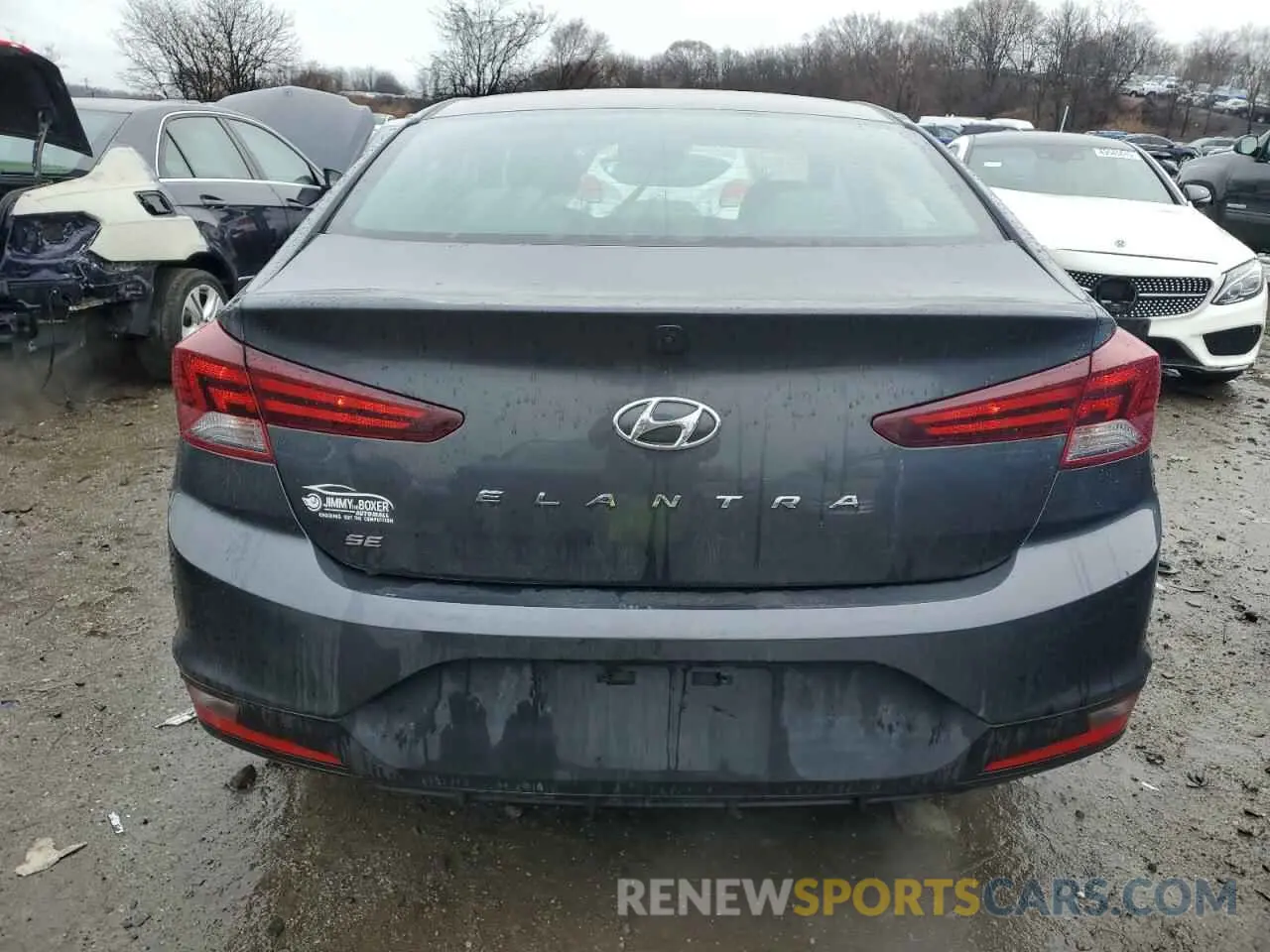 6 fotografías del automóvil dañado 5NPD74LF1LH604930 HYUNDAI ELANTRA 2020