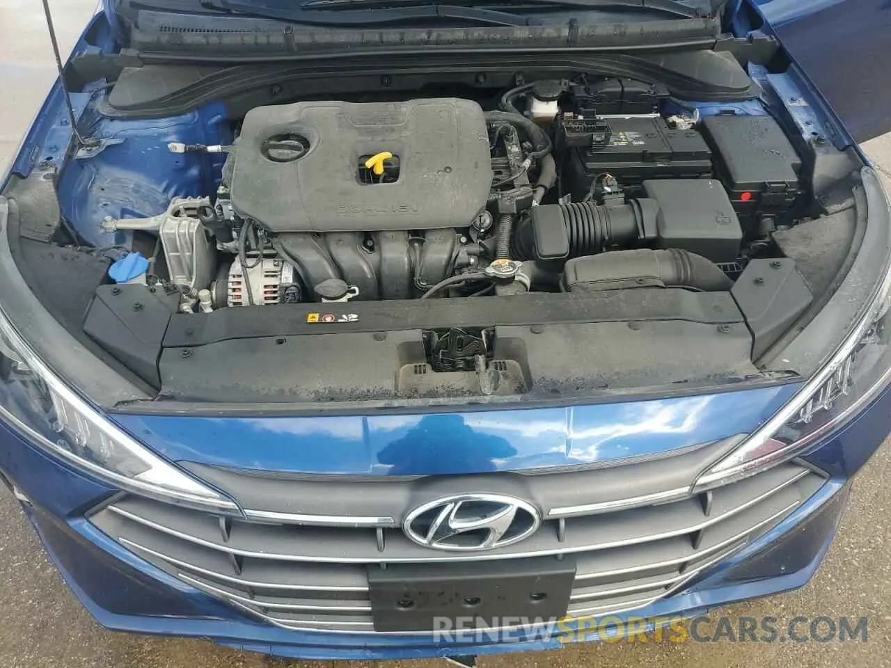 11 fotografías del automóvil dañado 5NPD74LF2LH508028 HYUNDAI ELANTRA 2020