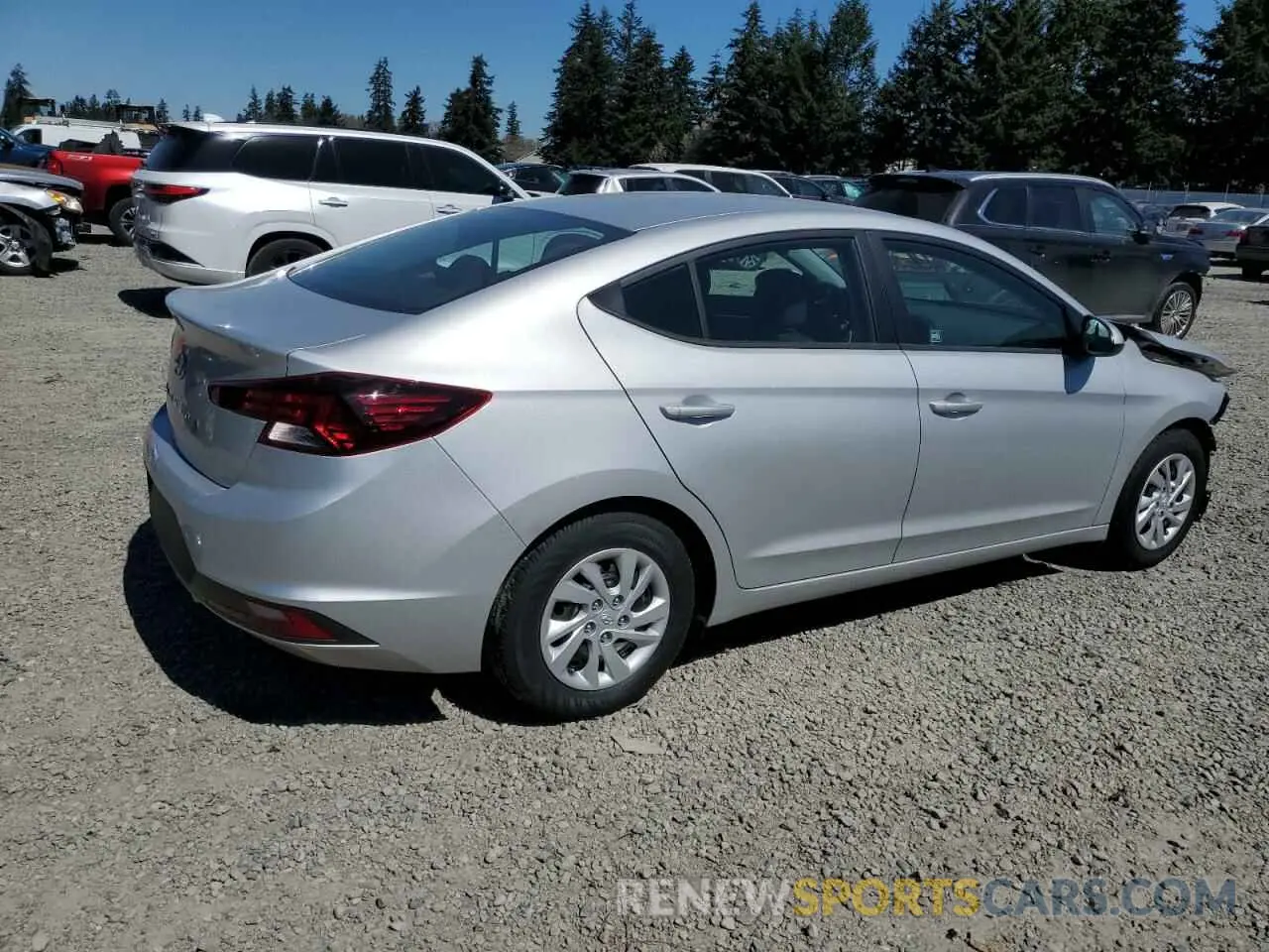 3 fotografías del automóvil dañado 5NPD74LF2LH520339 HYUNDAI ELANTRA 2020