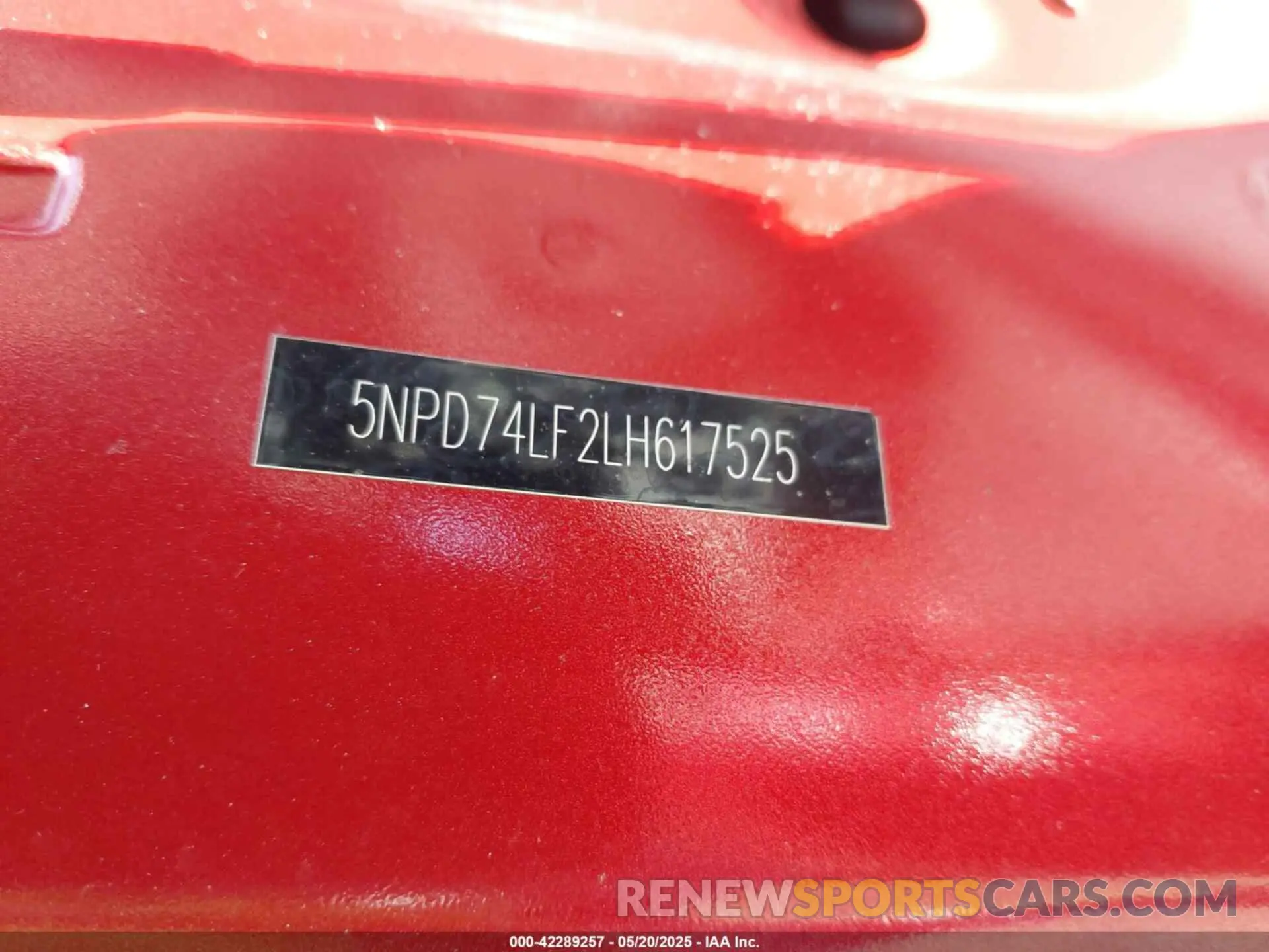 18 fotografías del automóvil dañado 5NPD74LF2LH617525 HYUNDAI ELANTRA 2020