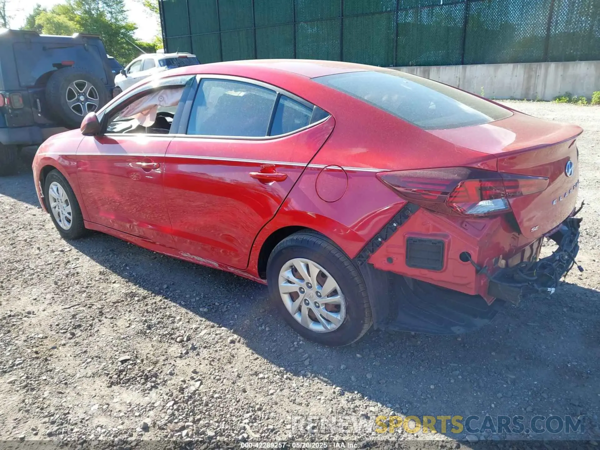 3 fotografías del automóvil dañado 5NPD74LF2LH617525 HYUNDAI ELANTRA 2020