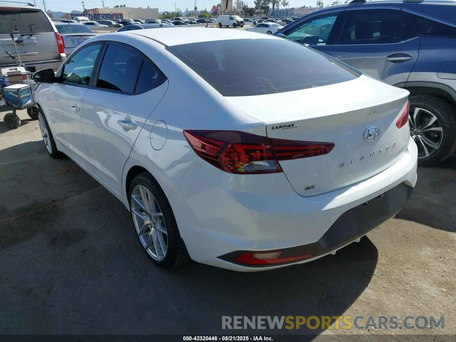 3 fotografías del automóvil dañado 5NPD74LF3LH503856 HYUNDAI ELANTRA 2020