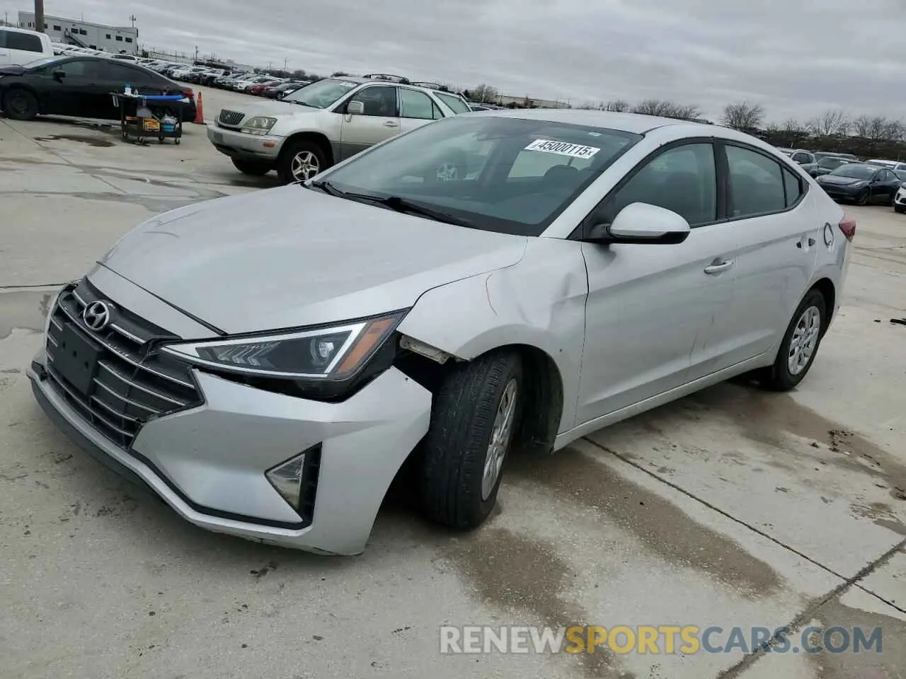 1 fotografías del automóvil dañado 5NPD74LF3LH523198 HYUNDAI ELANTRA 2020
