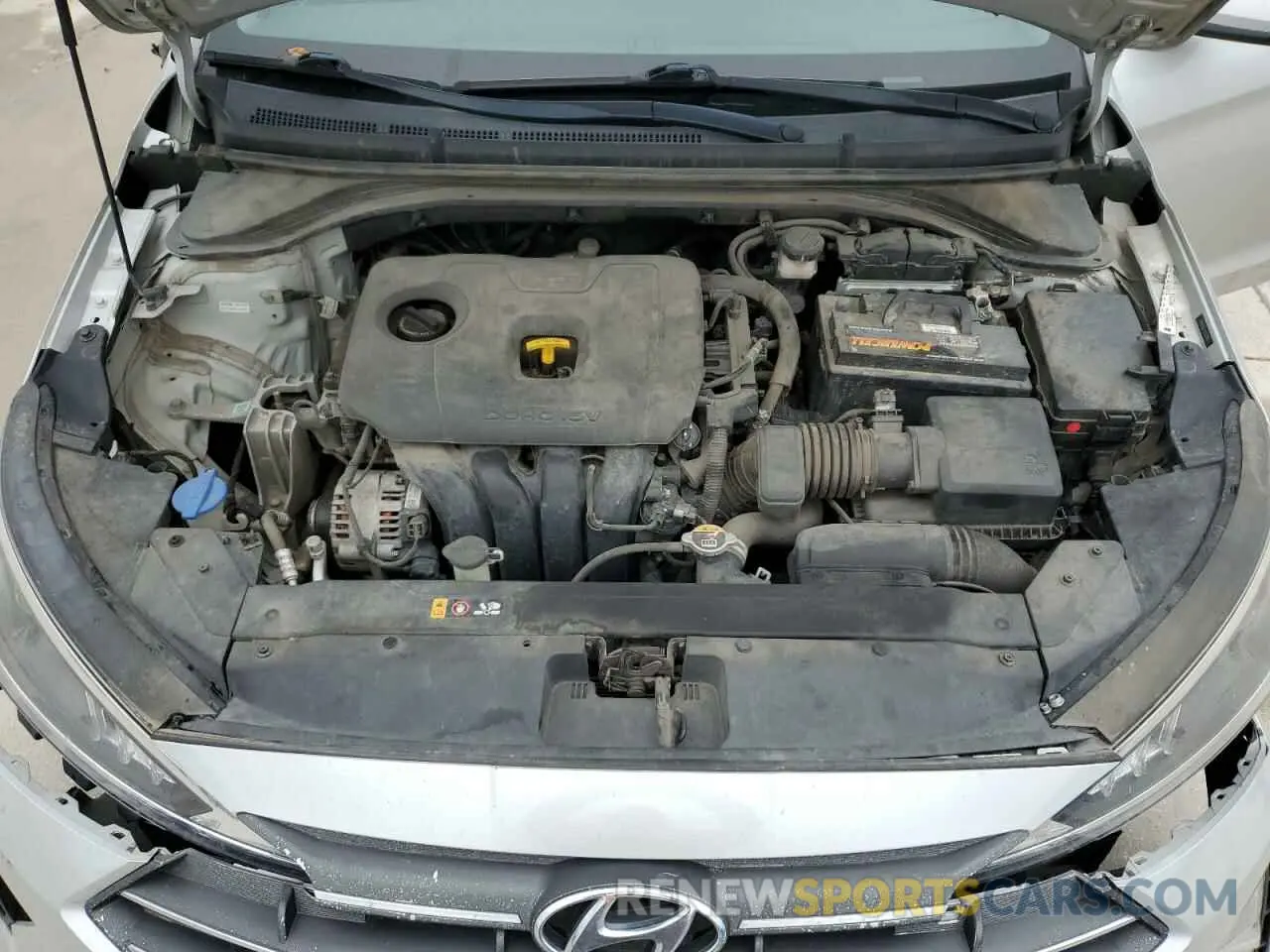 11 fotografías del automóvil dañado 5NPD74LF3LH523198 HYUNDAI ELANTRA 2020