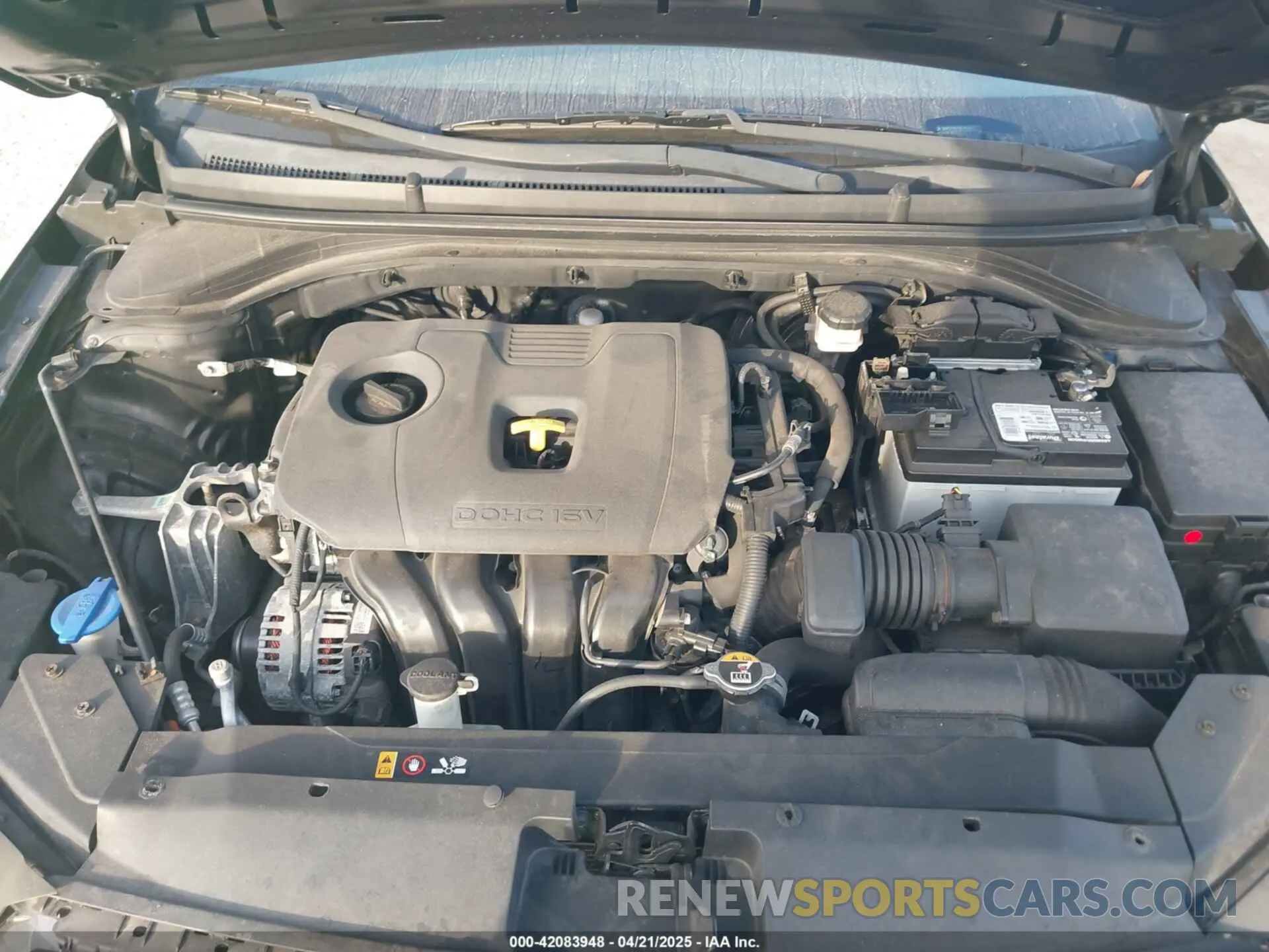 10 fotografías del automóvil dañado 5NPD74LF3LH526571 HYUNDAI ELANTRA 2020