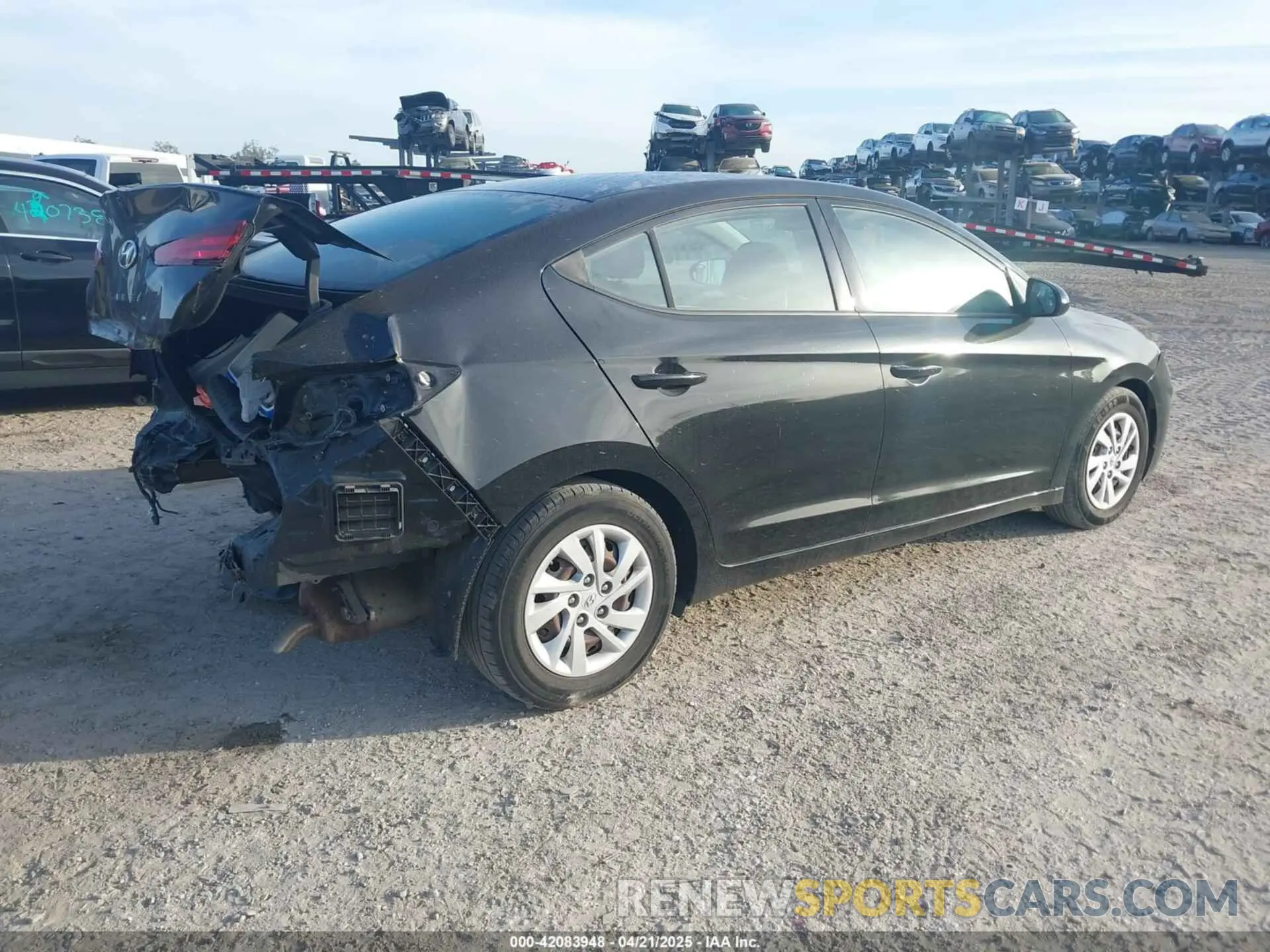 4 fotografías del automóvil dañado 5NPD74LF3LH526571 HYUNDAI ELANTRA 2020