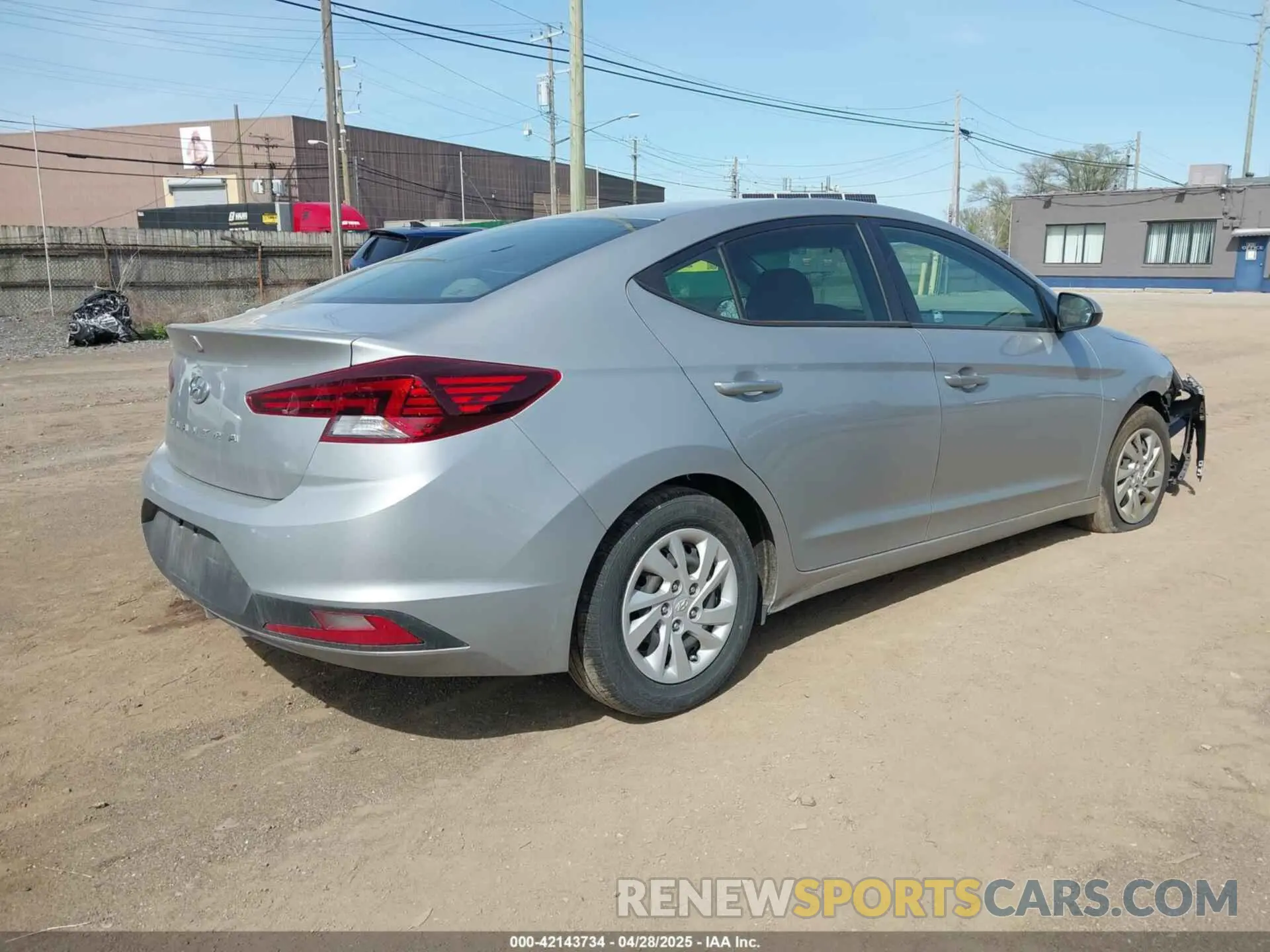 4 fotografías del automóvil dañado 5NPD74LF3LH565371 HYUNDAI ELANTRA 2020