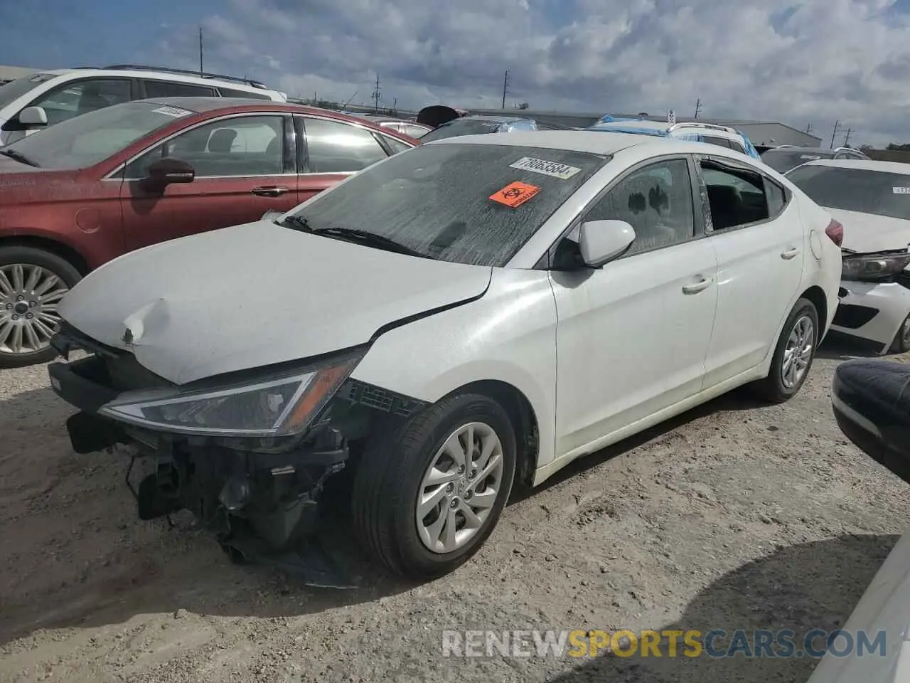 1 fotografías del automóvil dañado 5NPD74LF3LH588813 HYUNDAI ELANTRA 2020
