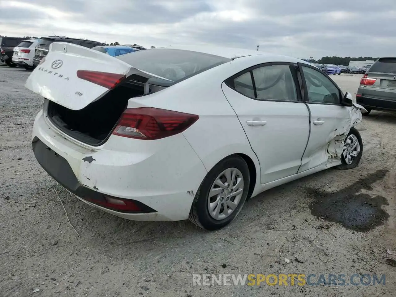 3 fotografías del automóvil dañado 5NPD74LF3LH588813 HYUNDAI ELANTRA 2020