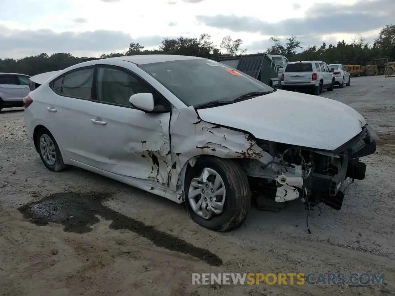 4 fotografías del automóvil dañado 5NPD74LF3LH588813 HYUNDAI ELANTRA 2020