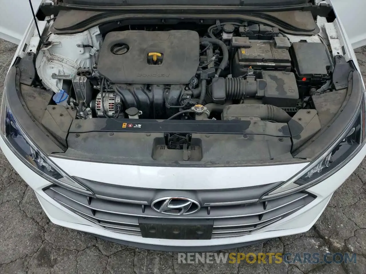 11 fotografías del automóvil dañado 5NPD74LF3LH597186 HYUNDAI ELANTRA 2020