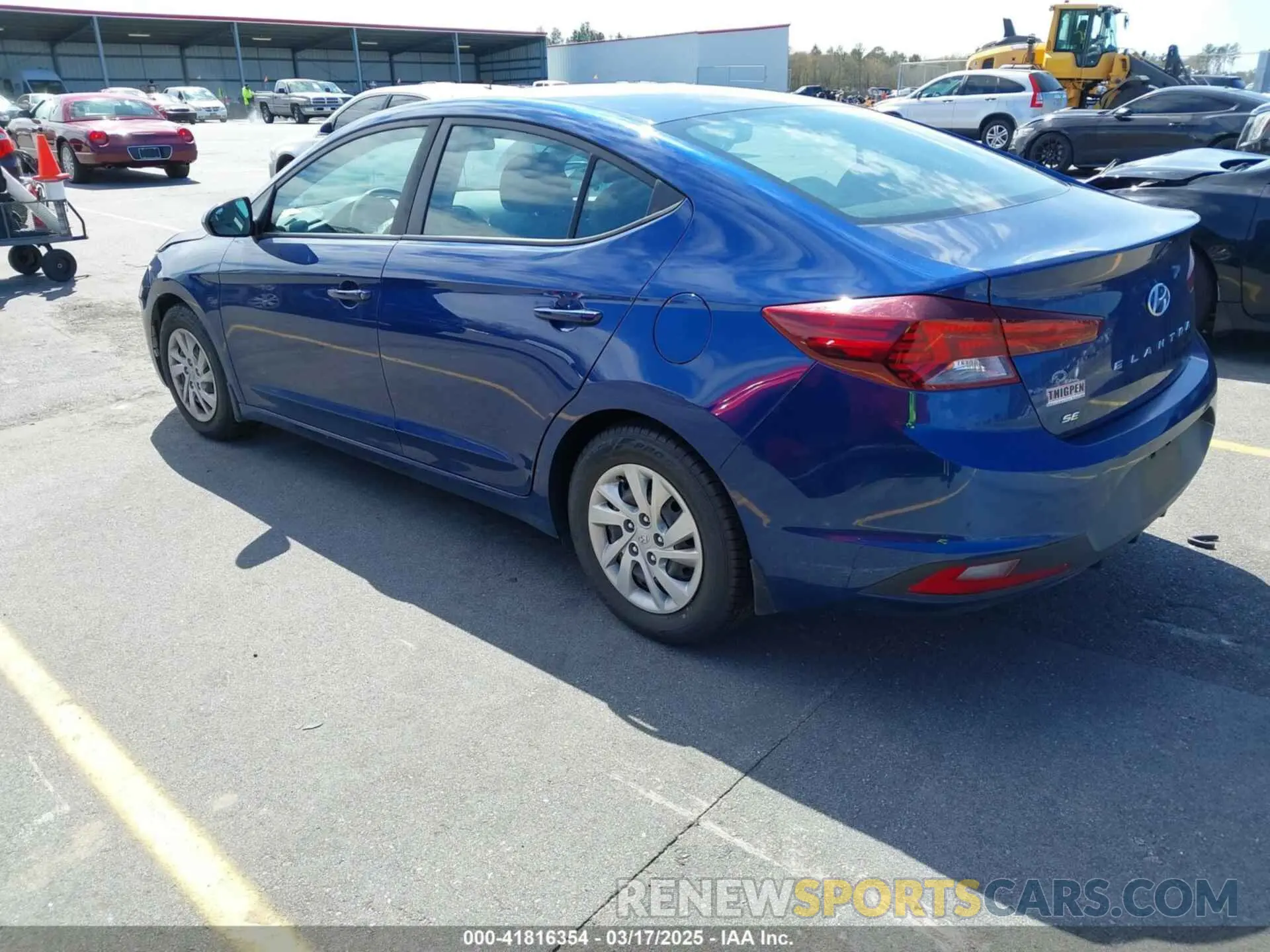 3 fotografías del automóvil dañado 5NPD74LF3LH611409 HYUNDAI ELANTRA 2020