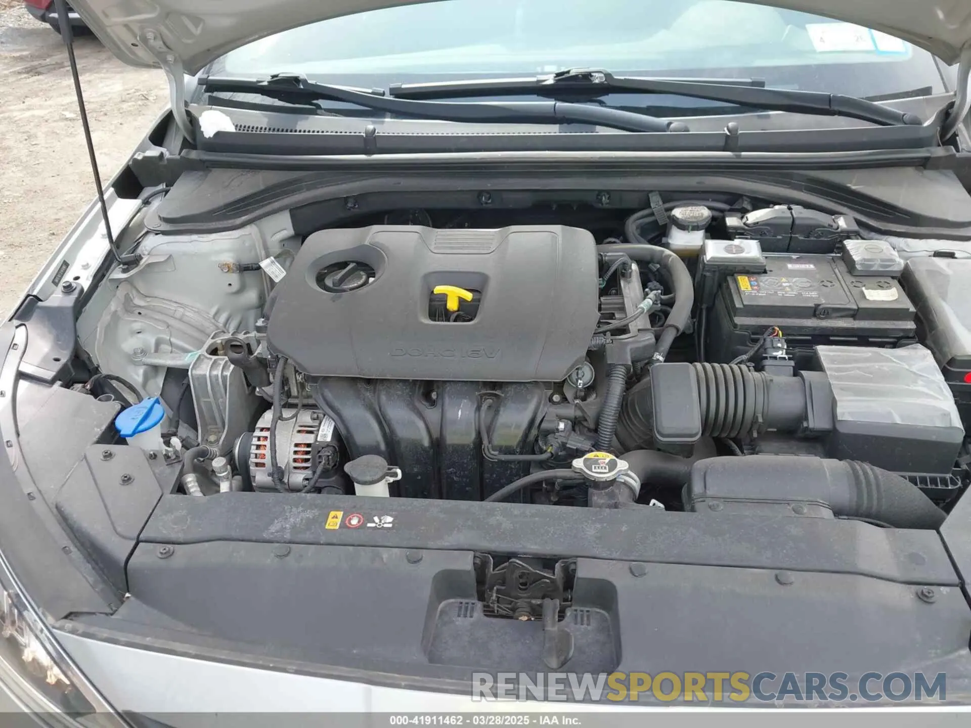 10 fotografías del automóvil dañado 5NPD74LF3LH616965 HYUNDAI ELANTRA 2020