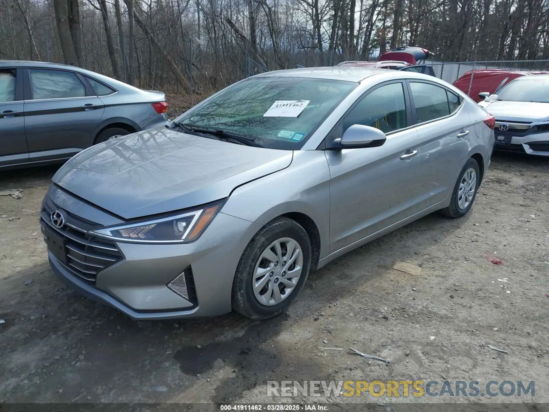 2 fotografías del automóvil dañado 5NPD74LF3LH616965 HYUNDAI ELANTRA 2020