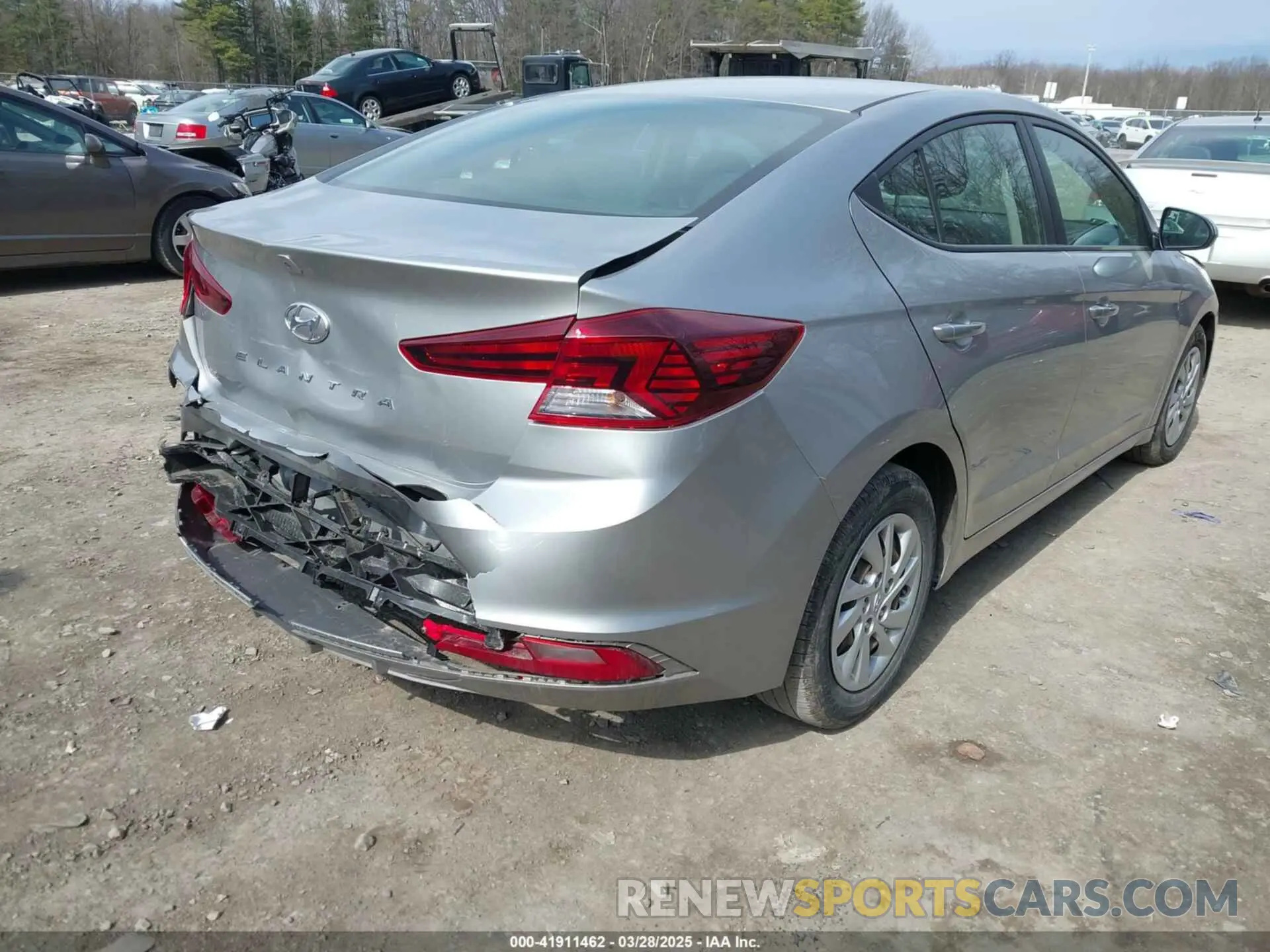 4 fotografías del automóvil dañado 5NPD74LF3LH616965 HYUNDAI ELANTRA 2020