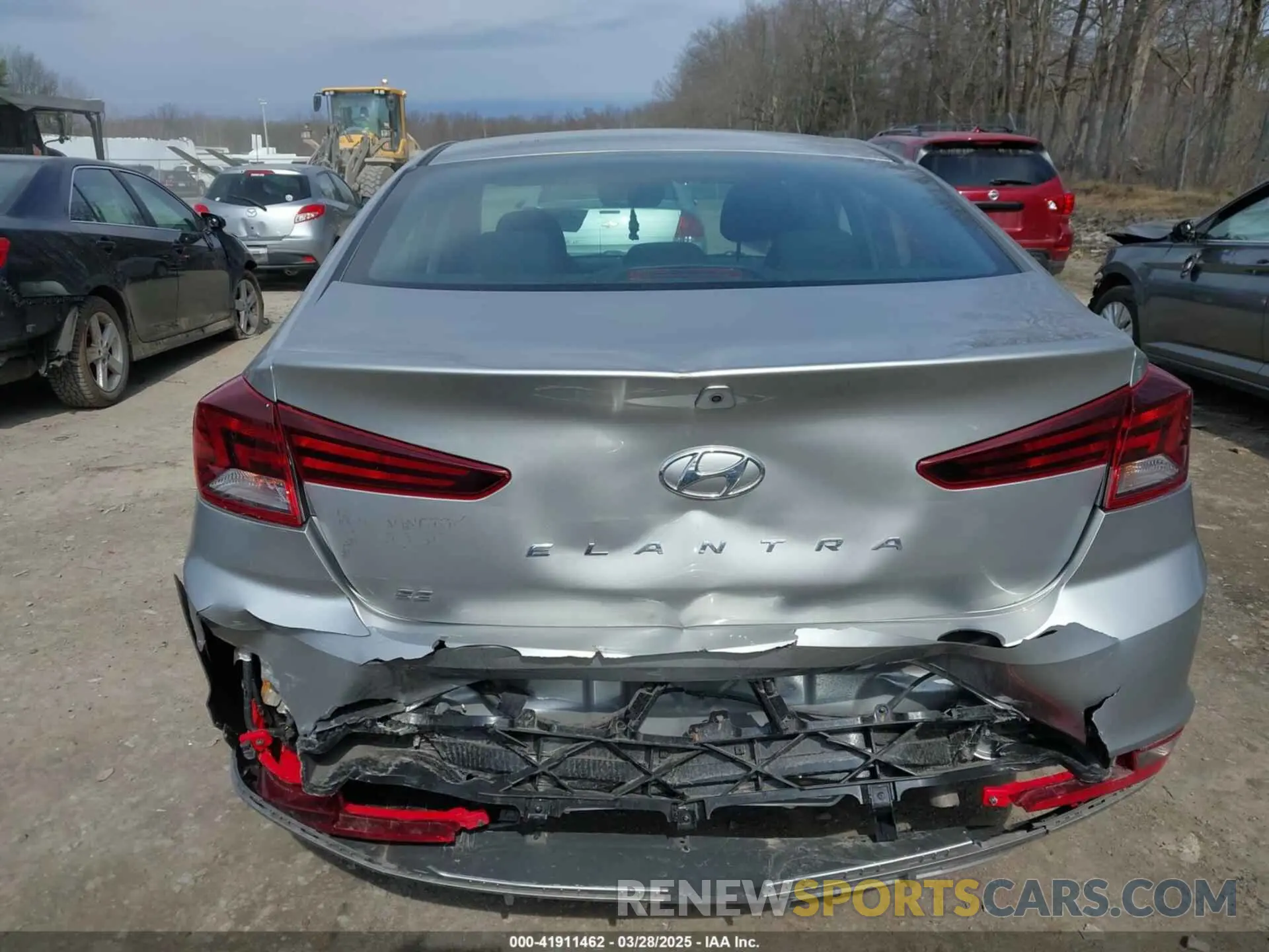 6 fotografías del automóvil dañado 5NPD74LF3LH616965 HYUNDAI ELANTRA 2020