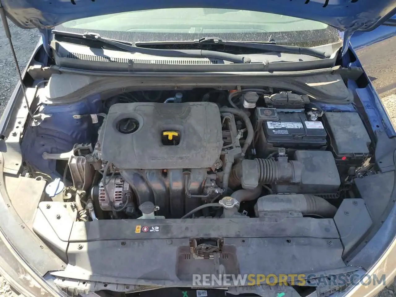 11 fotografías del automóvil dañado 5NPD74LF4LH512775 HYUNDAI ELANTRA 2020