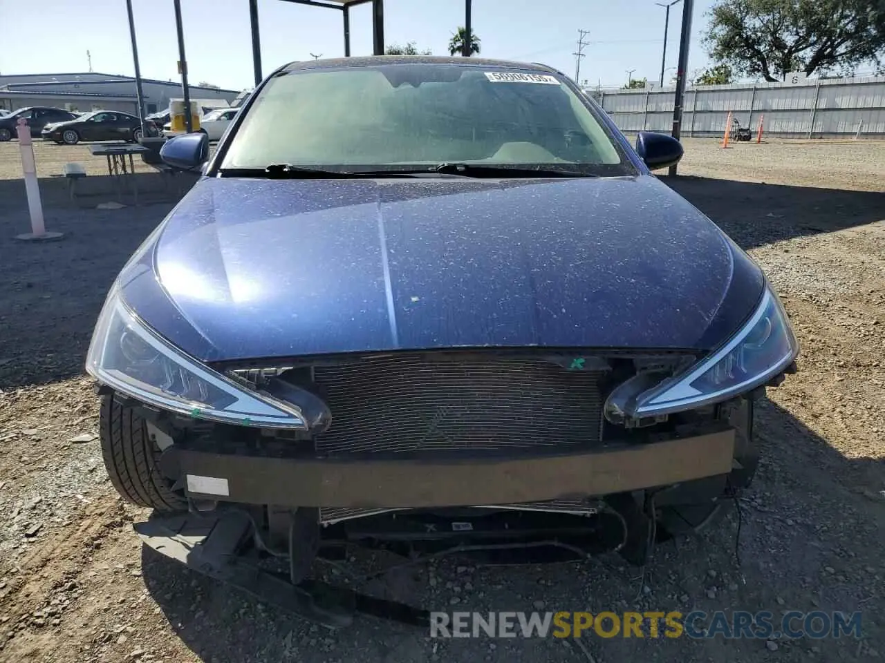 5 fotografías del automóvil dañado 5NPD74LF4LH512775 HYUNDAI ELANTRA 2020