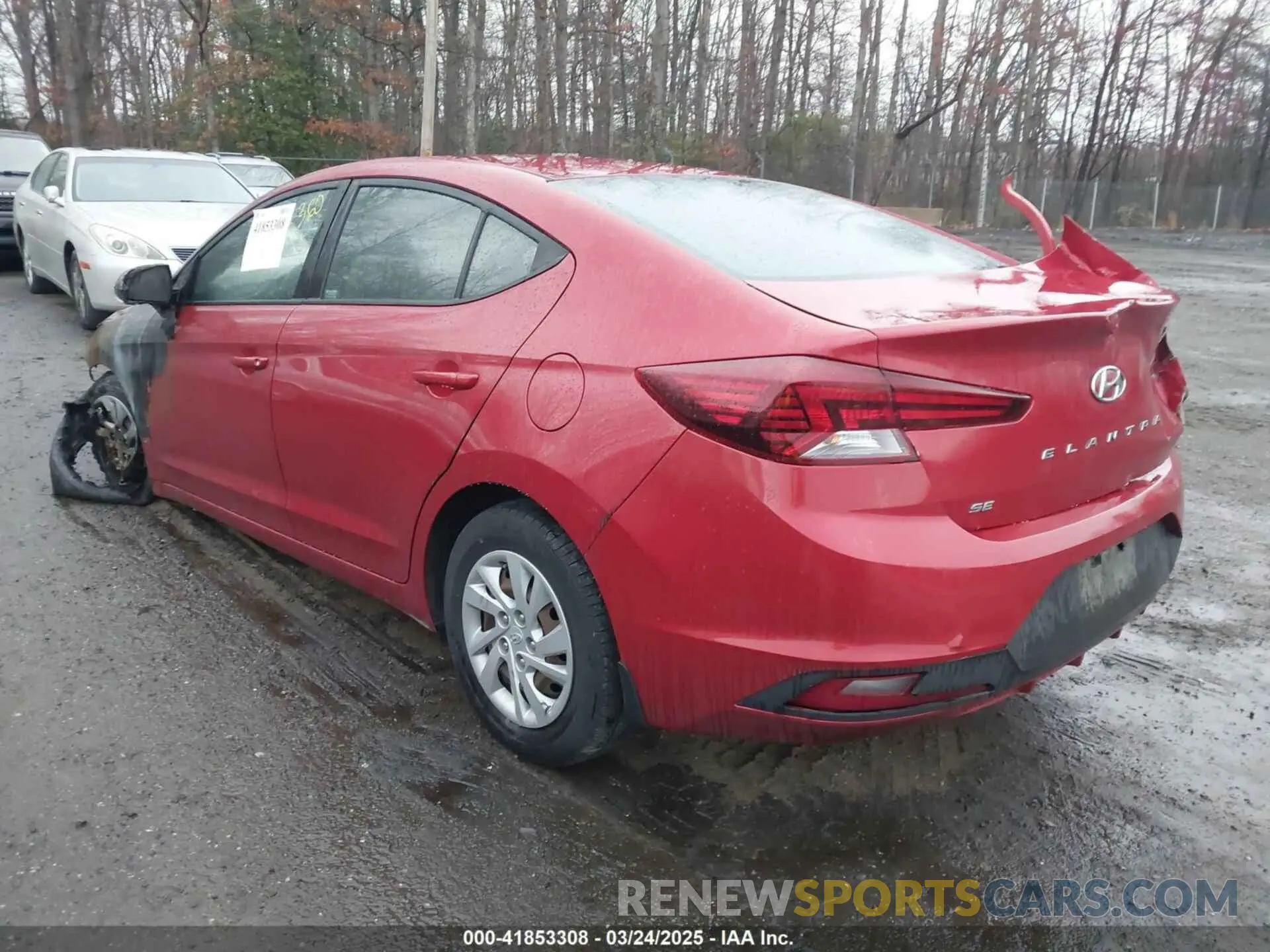 3 fotografías del automóvil dañado 5NPD74LF4LH513585 HYUNDAI ELANTRA 2020