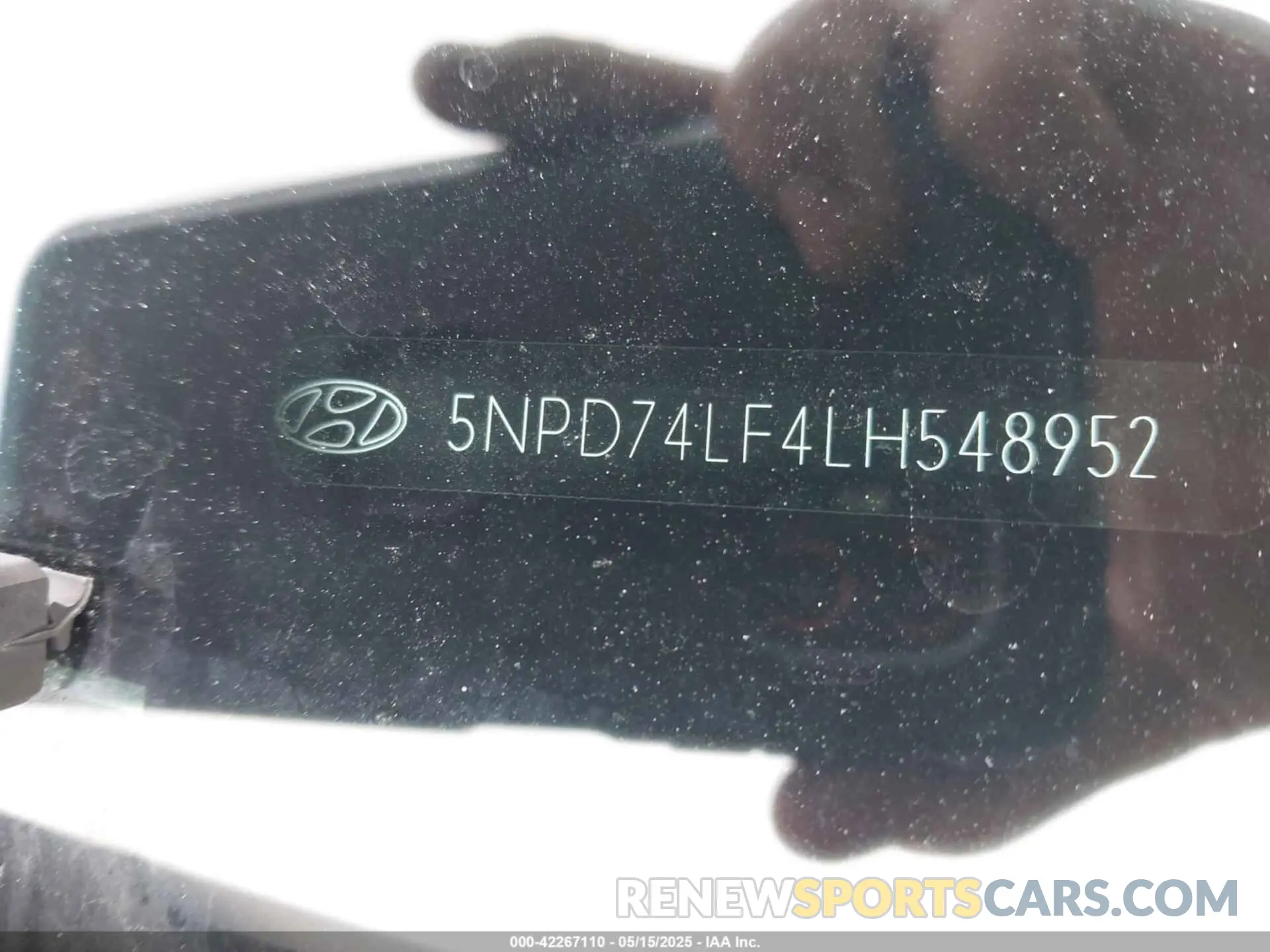 9 fotografías del automóvil dañado 5NPD74LF4LH548952 HYUNDAI ELANTRA 2020