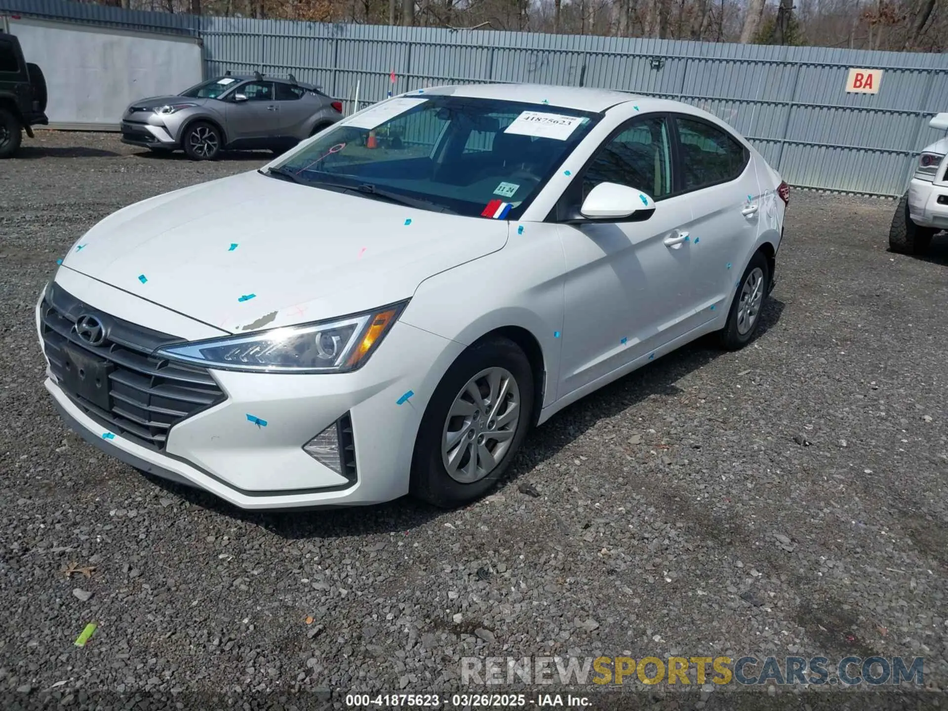 2 fotografías del automóvil dañado 5NPD74LF4LH563385 HYUNDAI ELANTRA 2020