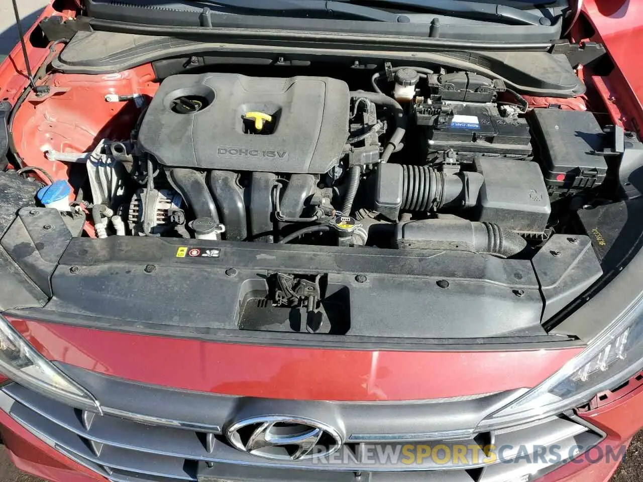 11 fotografías del automóvil dañado 5NPD74LF5LH514874 HYUNDAI ELANTRA 2020