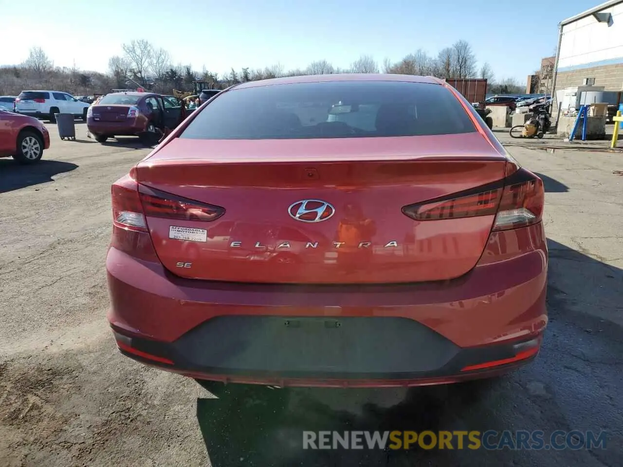 6 fotografías del automóvil dañado 5NPD74LF5LH514874 HYUNDAI ELANTRA 2020
