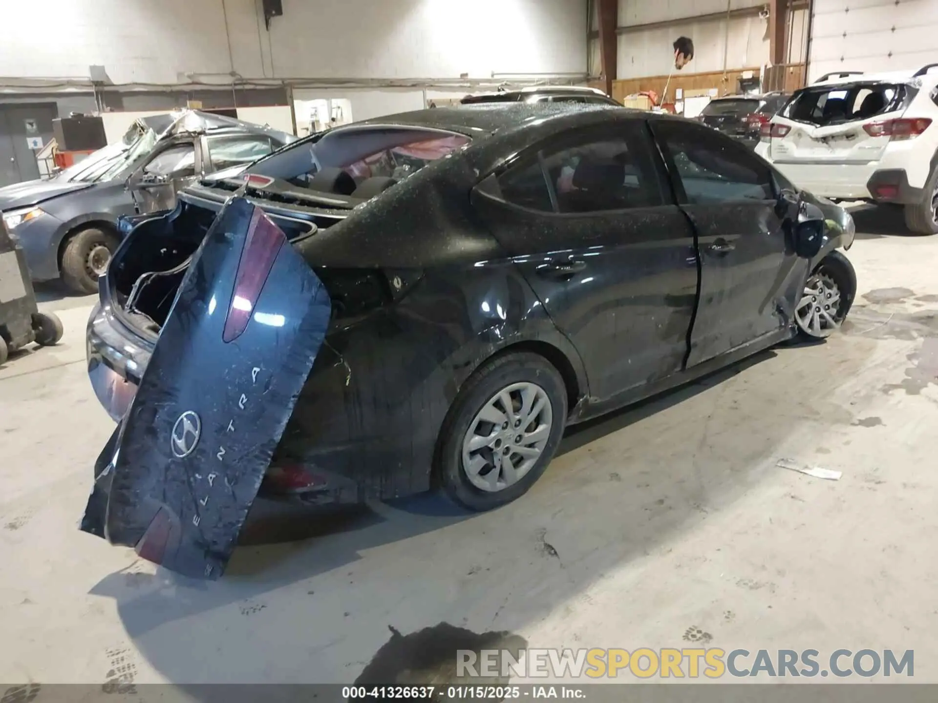 4 fotografías del automóvil dañado 5NPD74LF5LH515345 HYUNDAI ELANTRA 2020