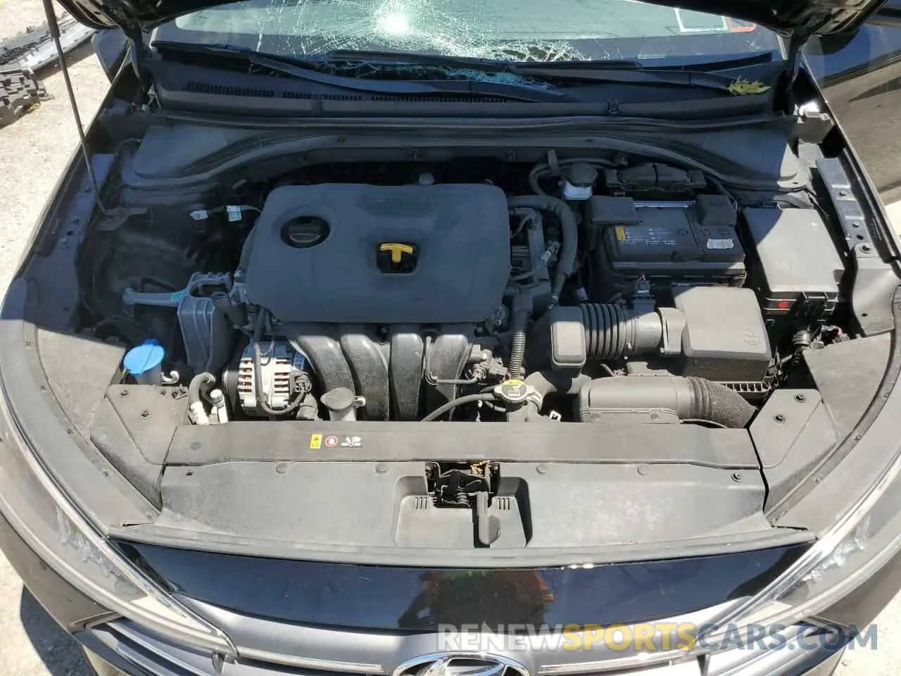11 fotografías del automóvil dañado 5NPD74LF5LH603893 HYUNDAI ELANTRA 2020
