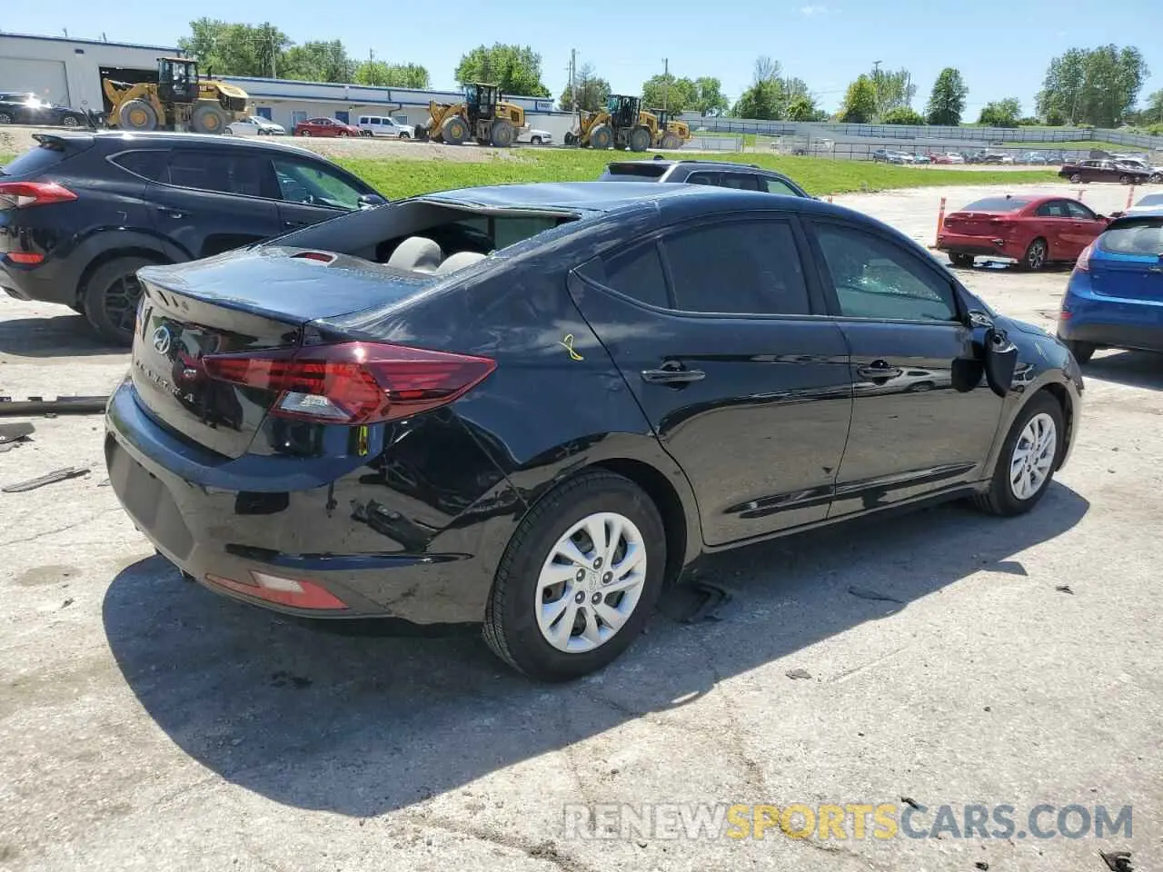 3 fotografías del automóvil dañado 5NPD74LF5LH603893 HYUNDAI ELANTRA 2020