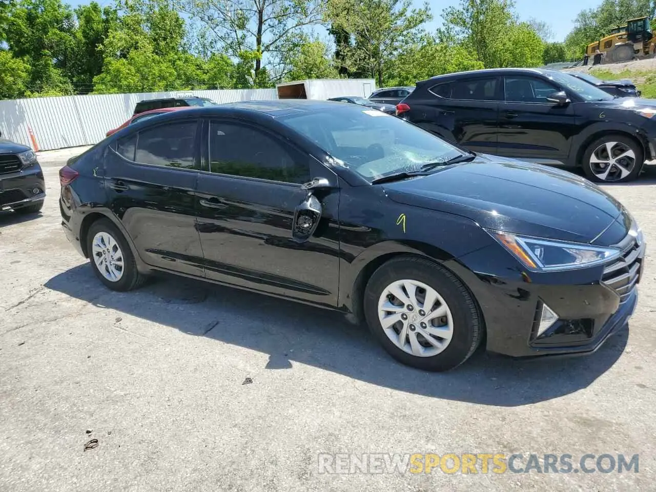 4 fotografías del automóvil dañado 5NPD74LF5LH603893 HYUNDAI ELANTRA 2020