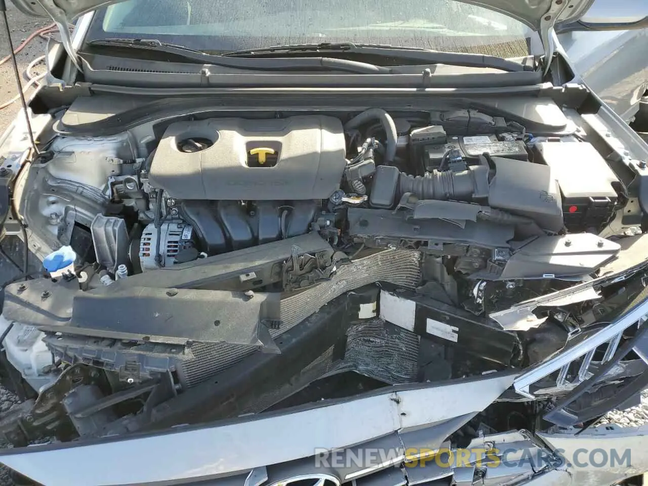 11 fotografías del automóvil dañado 5NPD74LF5LH609919 HYUNDAI ELANTRA 2020