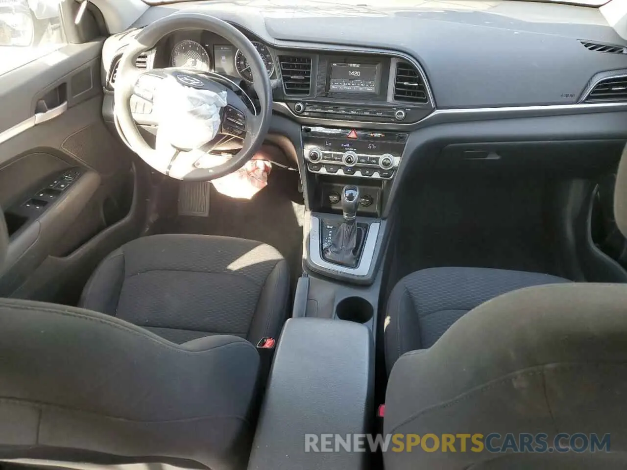8 fotografías del automóvil dañado 5NPD74LF5LH609919 HYUNDAI ELANTRA 2020