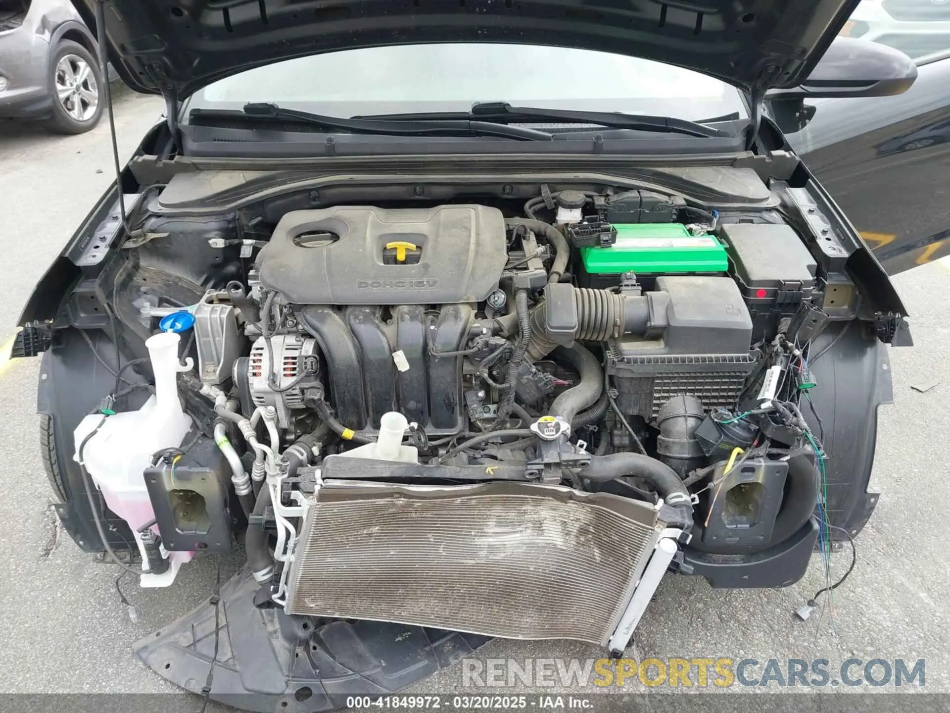 10 fotografías del automóvil dañado 5NPD74LF5LH615445 HYUNDAI ELANTRA 2020