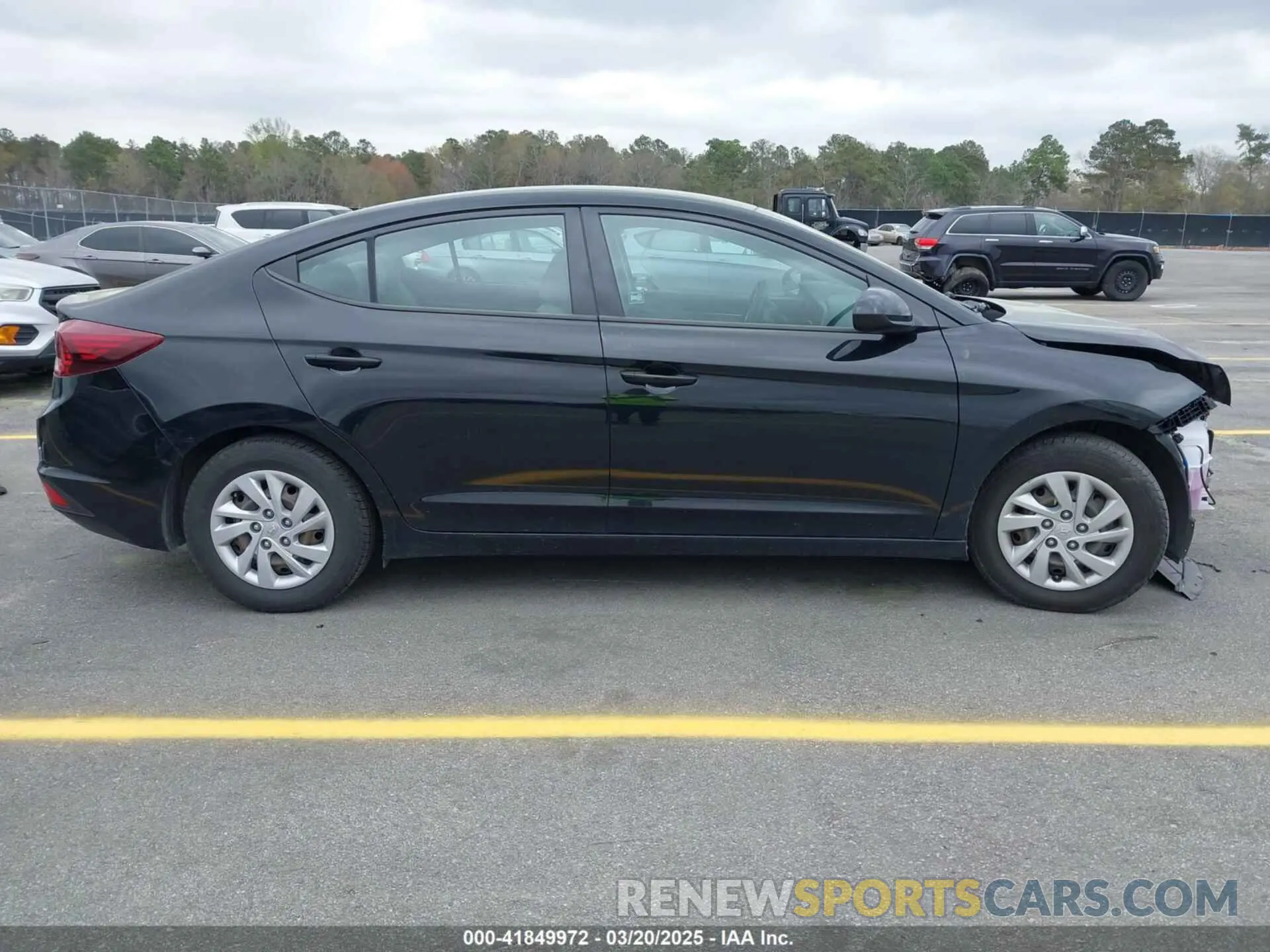 14 fotografías del automóvil dañado 5NPD74LF5LH615445 HYUNDAI ELANTRA 2020
