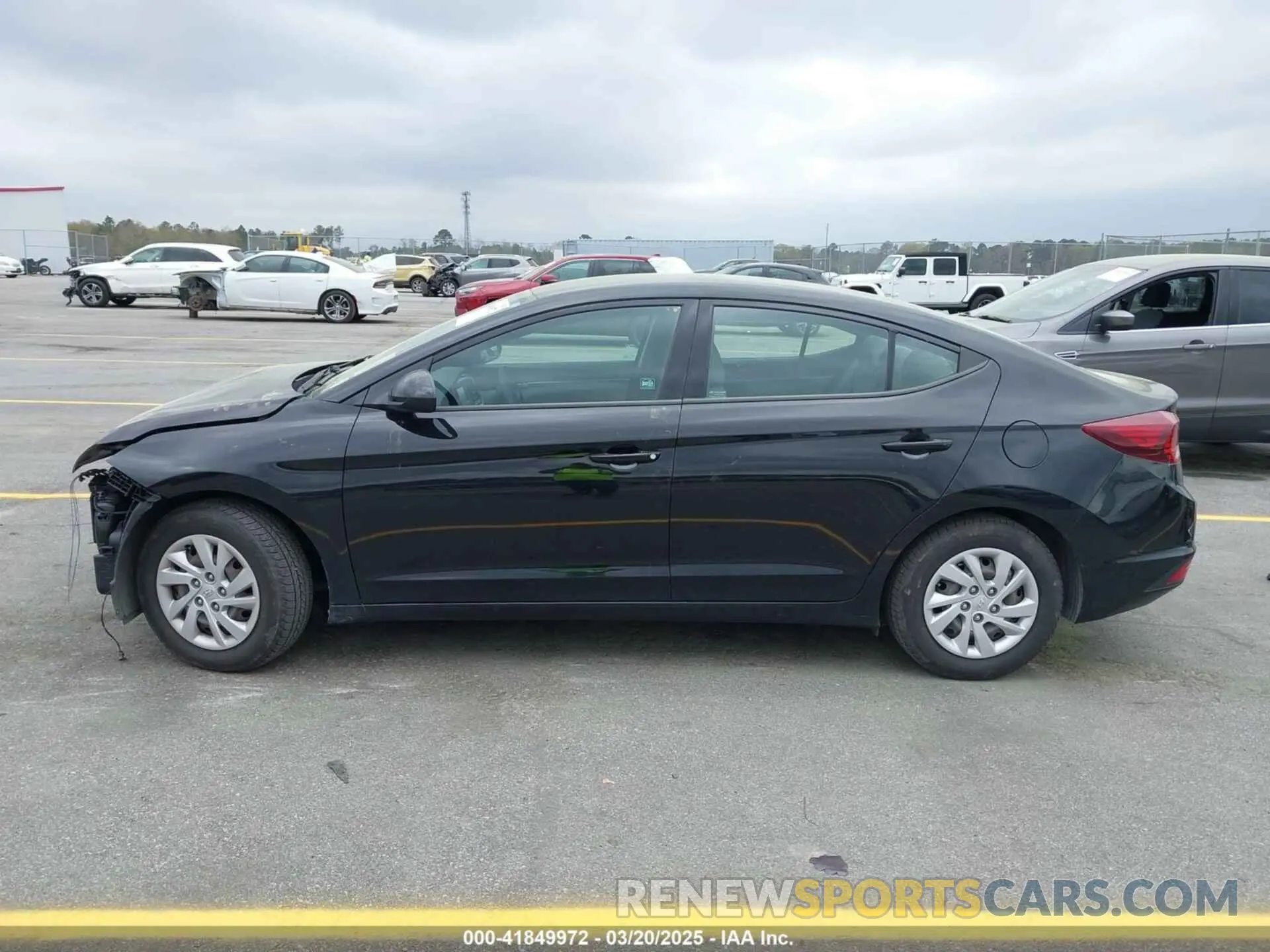 15 fotografías del automóvil dañado 5NPD74LF5LH615445 HYUNDAI ELANTRA 2020
